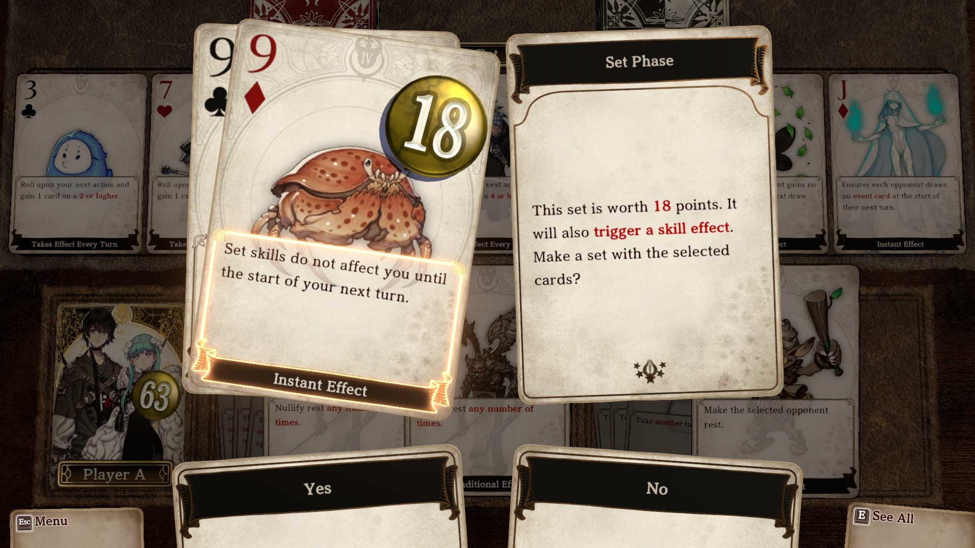 Скриншот: Voice of Cards: The Forsaken Maiden