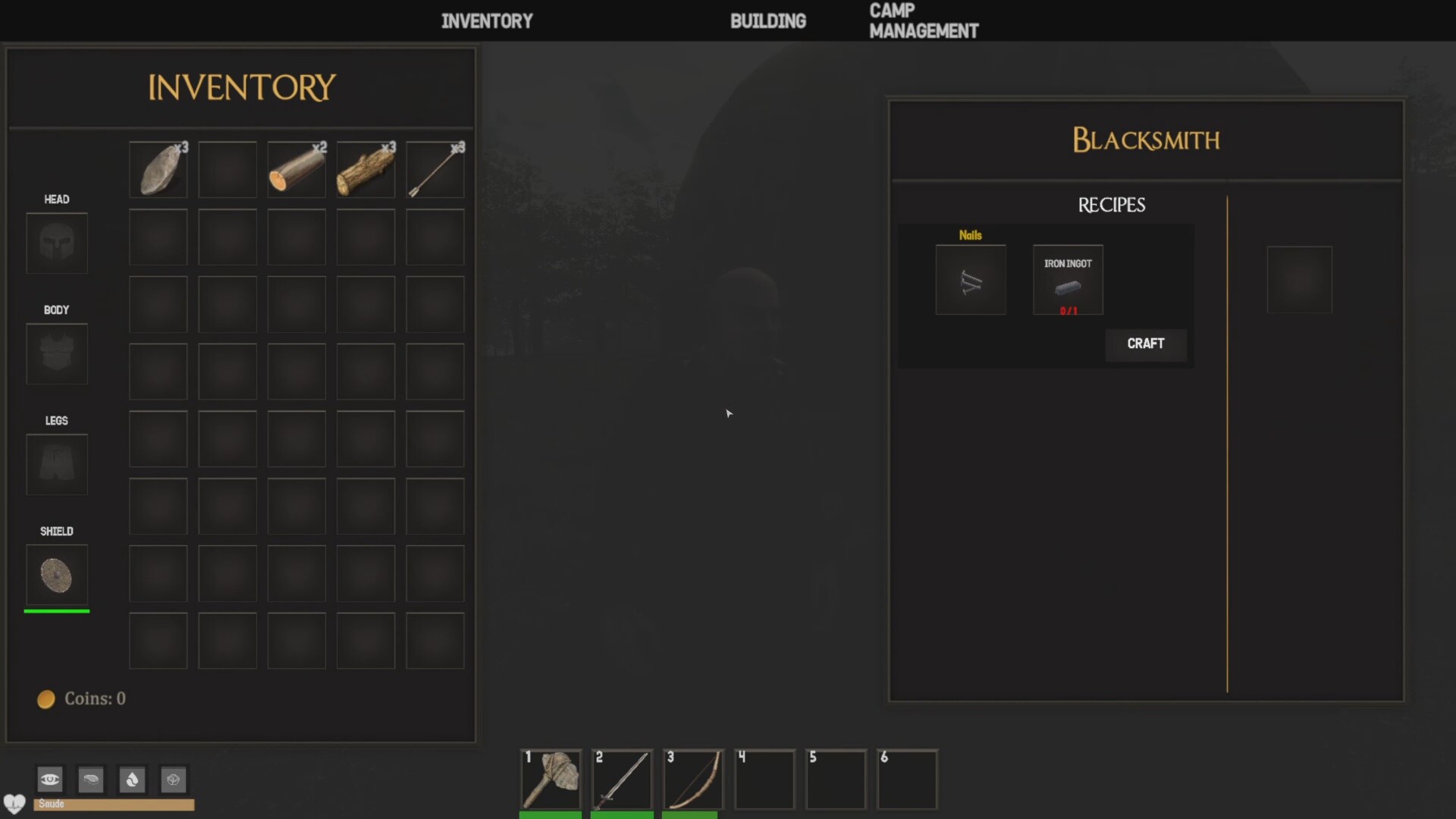 Скриншот: Valhalla Path: Survival