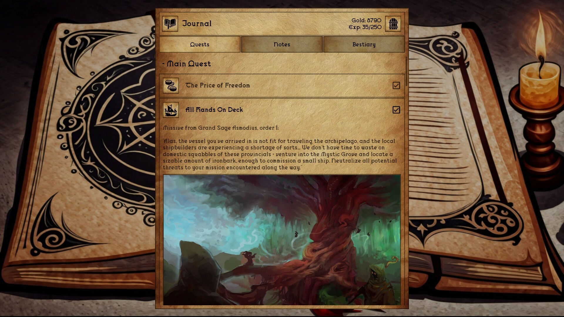 Скриншот: Grim Tides - Old School RPG