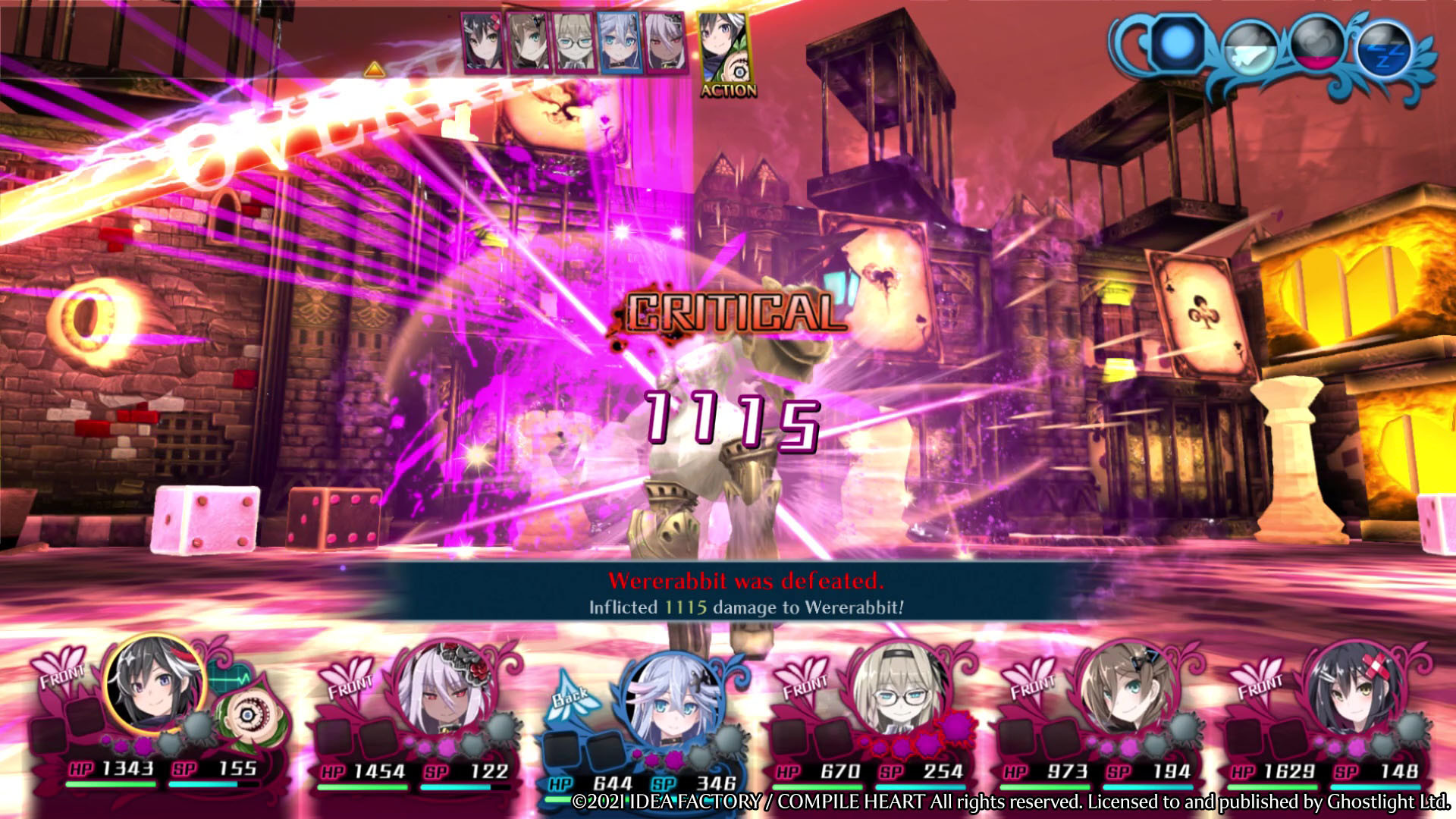 Скриншот: Mary Skelter 2