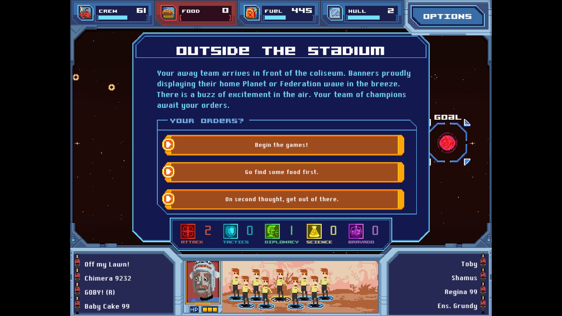 Скриншот: Orion Trail