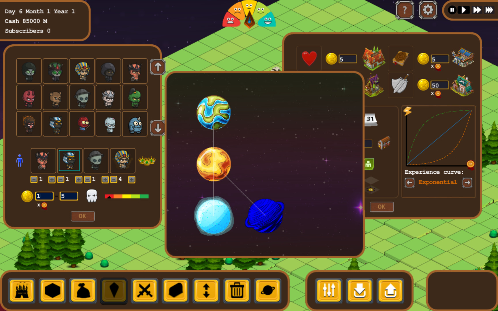 Скриншот: Fantasy World Online Tycoon
