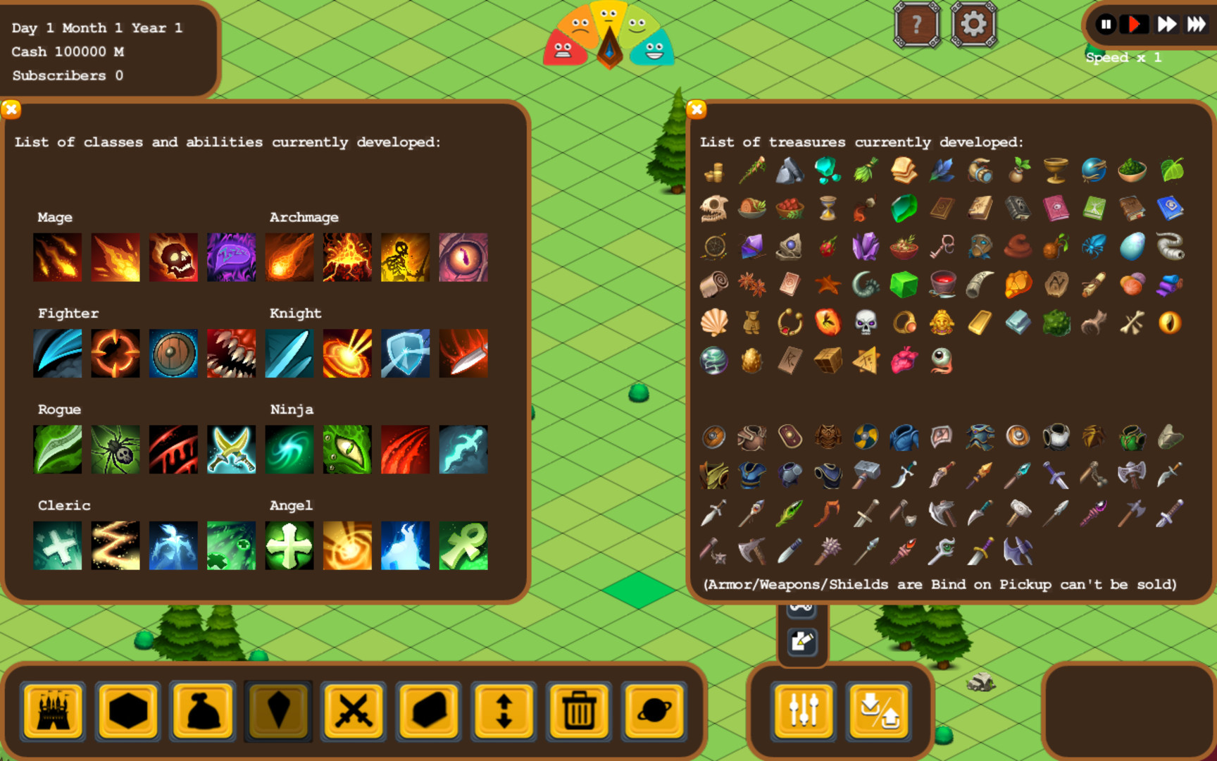 Скриншот: Fantasy World Online Tycoon