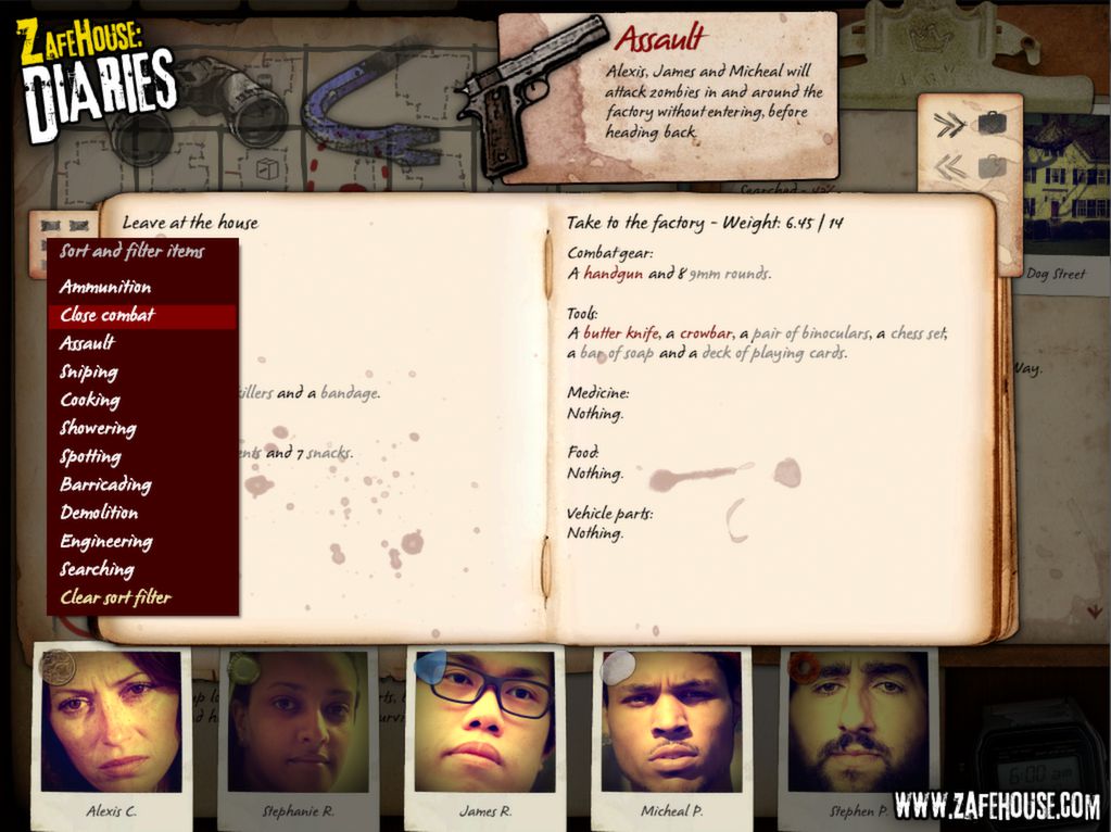 Скриншот: Zafehouse: Diaries