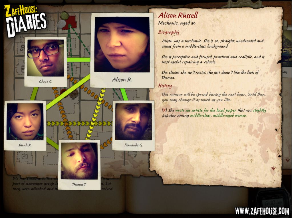 Скриншот: Zafehouse: Diaries