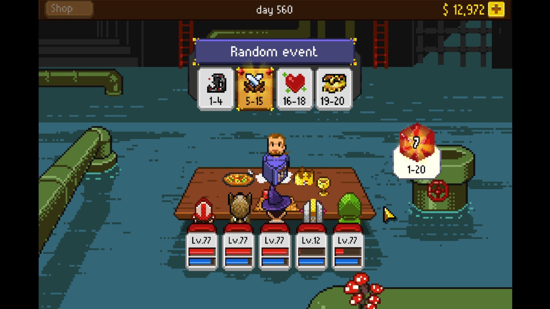 Скриншот: Knights of Pen and Paper +1 Edition