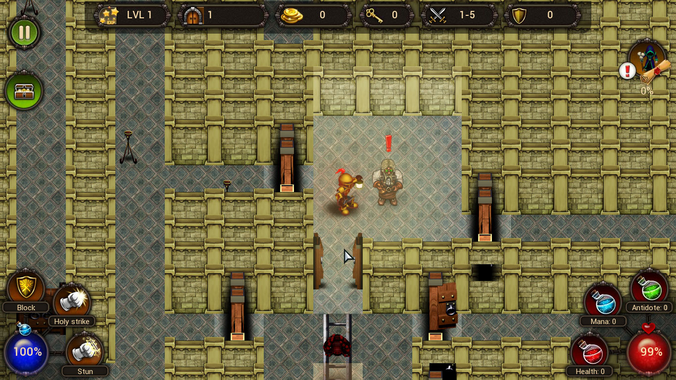 Скриншот: Dungeon of gain