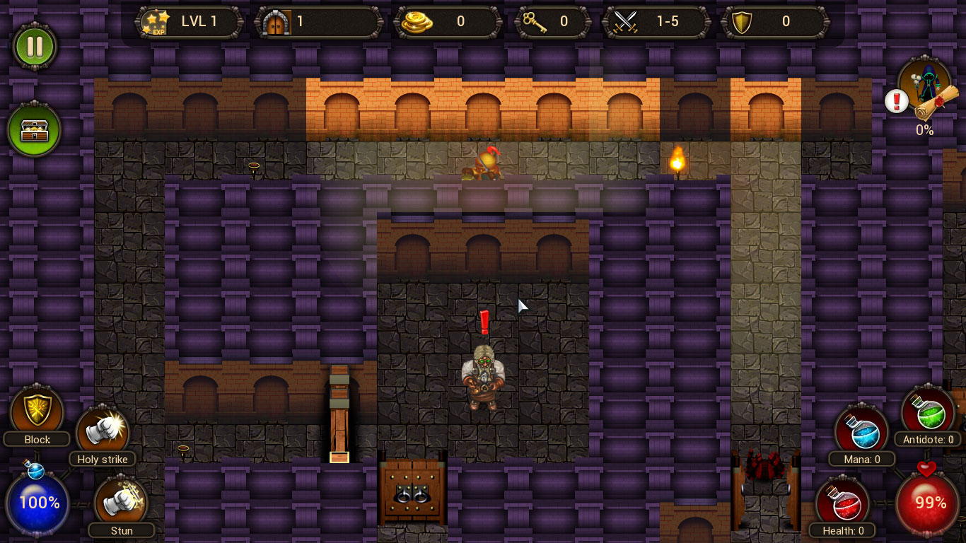 Скриншот: Dungeon of gain