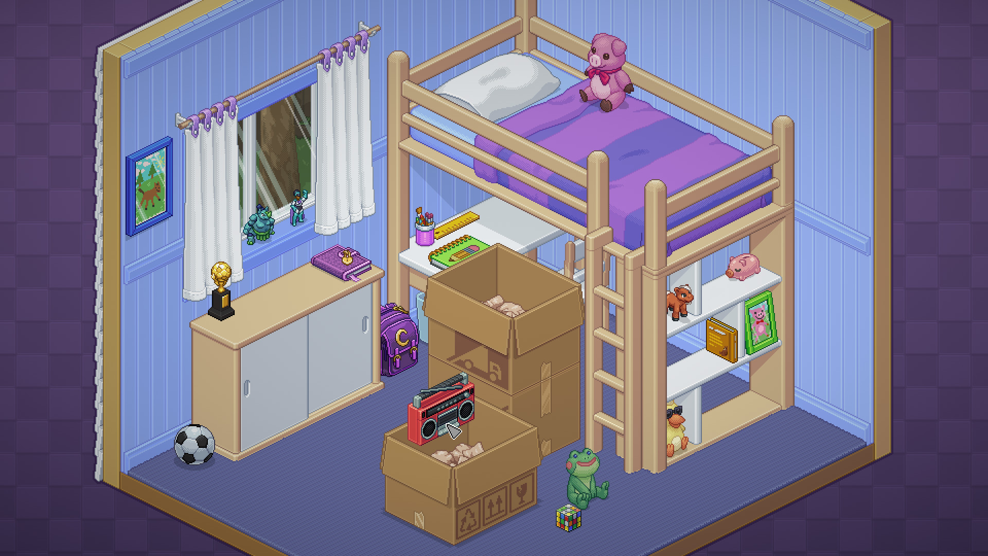 Скриншот: Unpacking