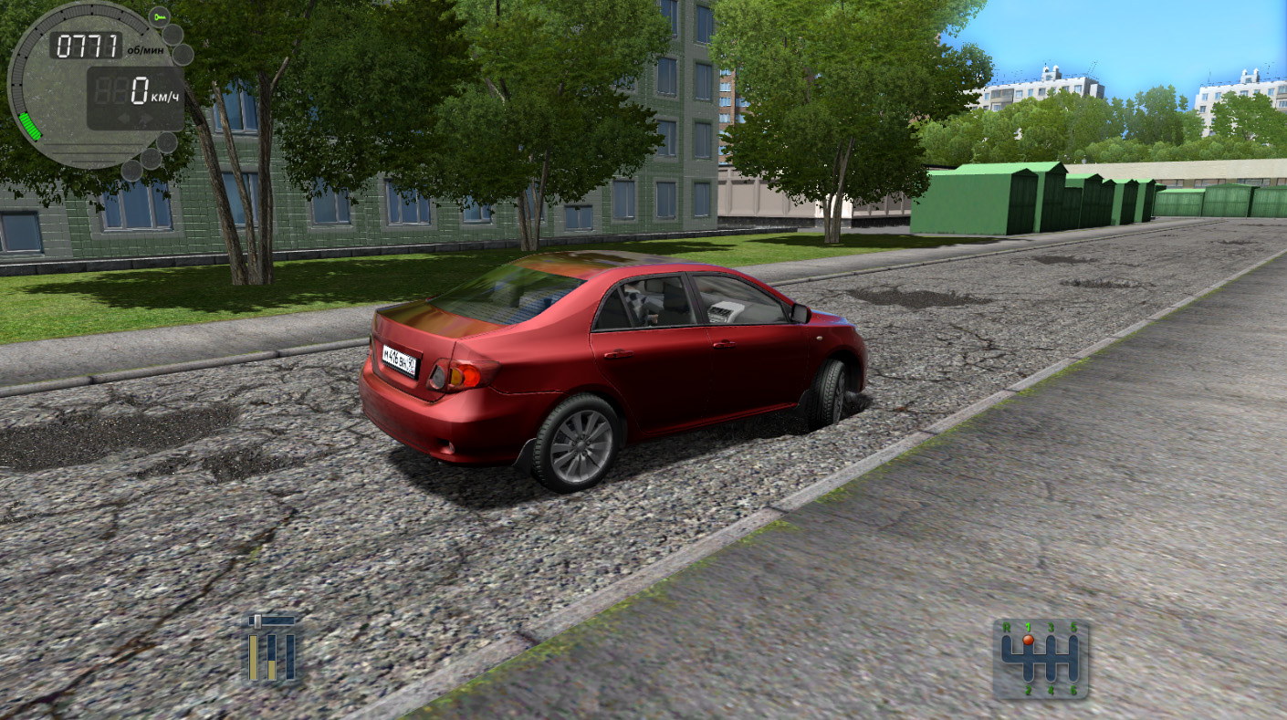 Скриншот: City Car Driving