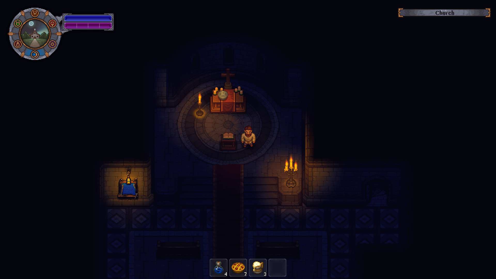 Скриншот: Graveyard Keeper