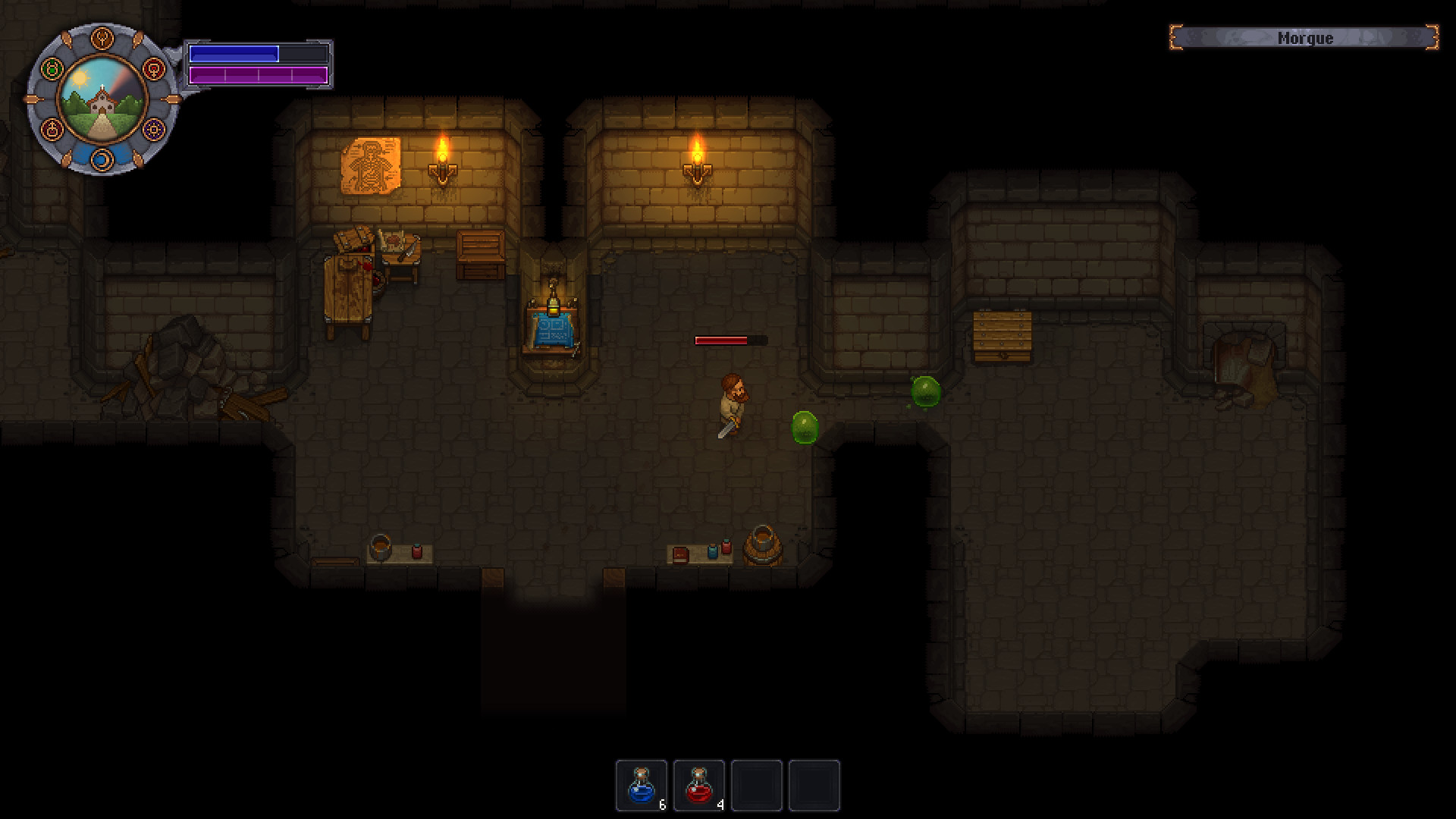 Скриншот: Graveyard Keeper