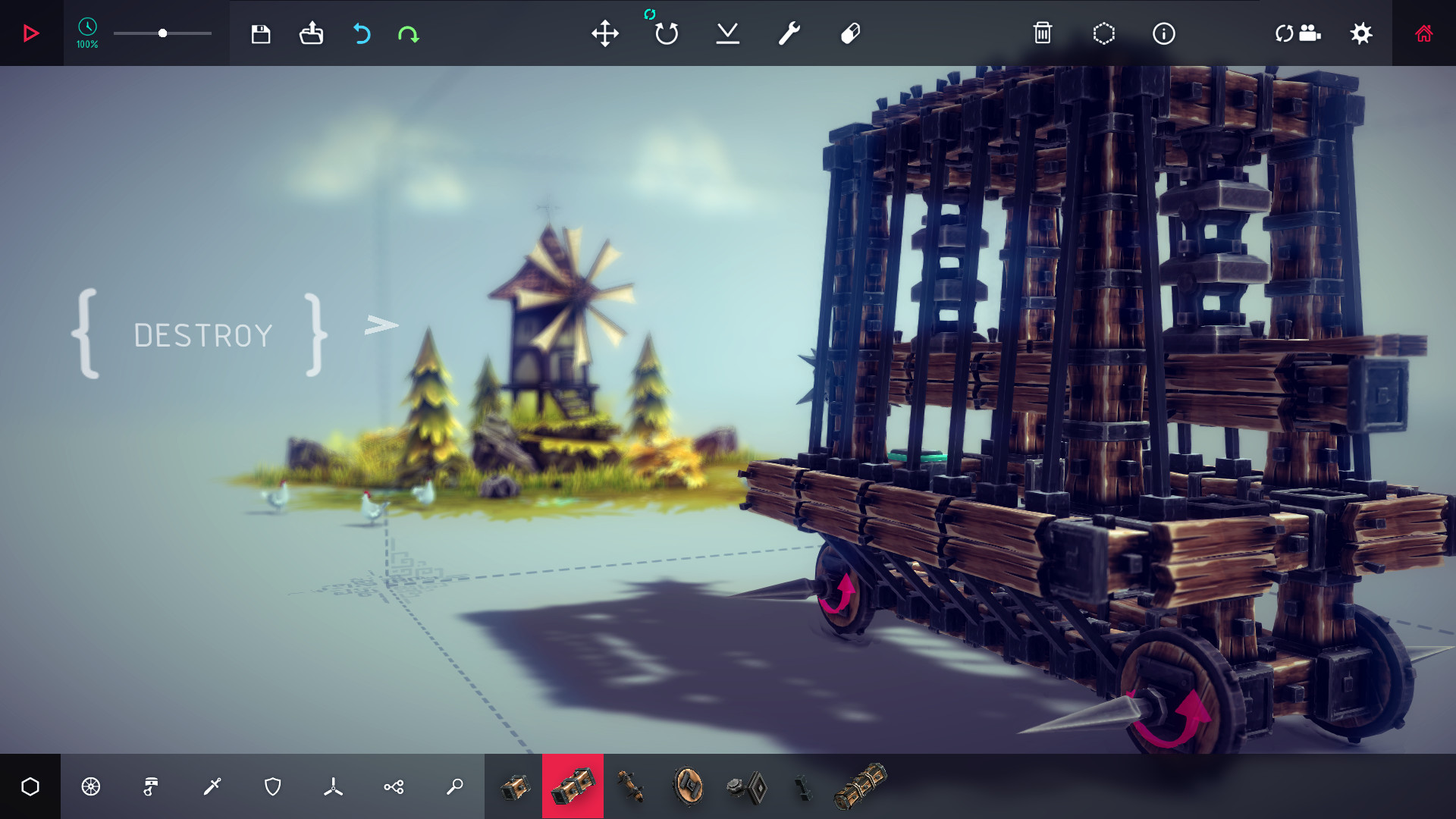 Скриншот: Besiege
