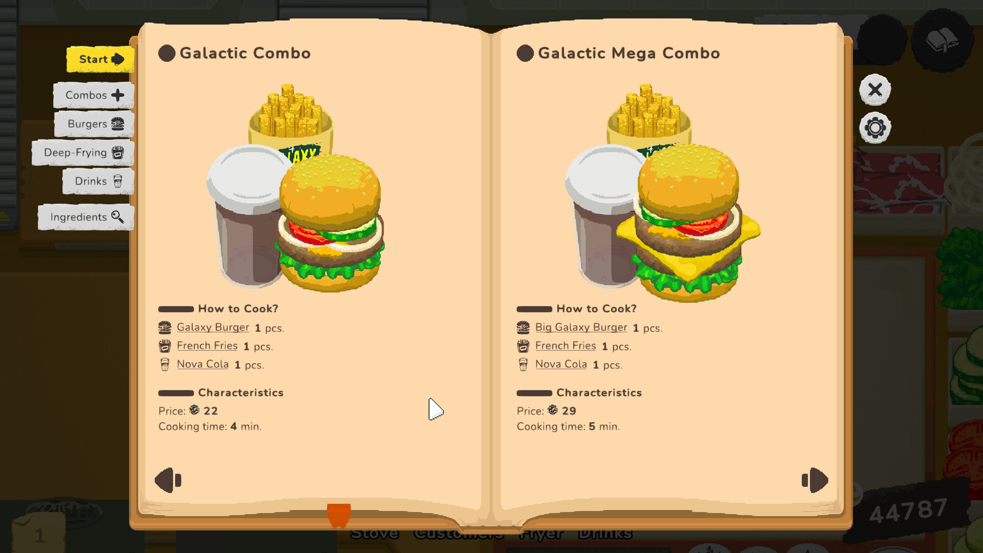 Скриншот: Galaxy Burger