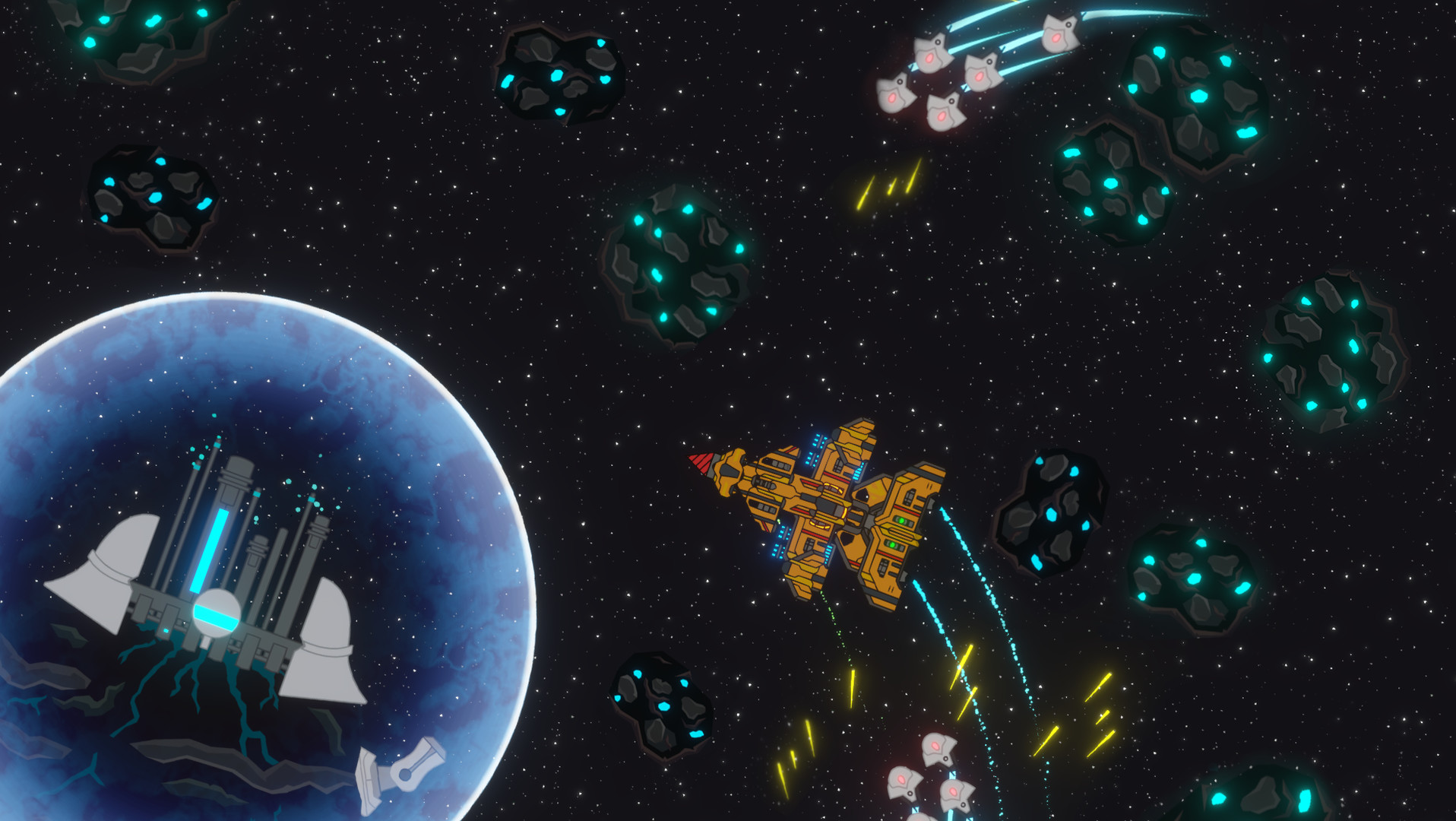 Скриншот: Nimbatus - The Space Drone Constructor