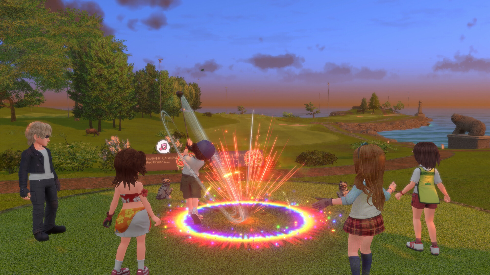 Скриншот: EVERYBODY'S GOLF HOT SHOTS