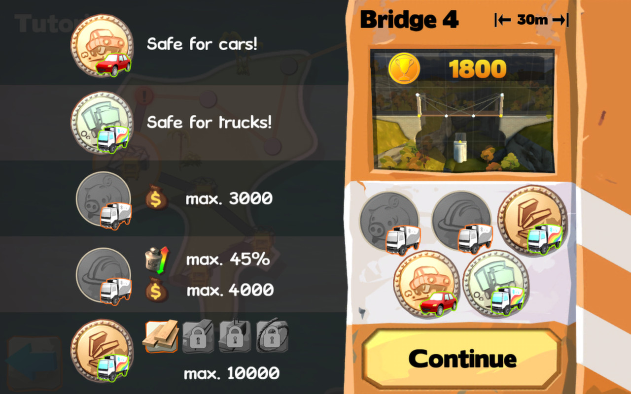 Скриншот: Bridge Constructor Playground