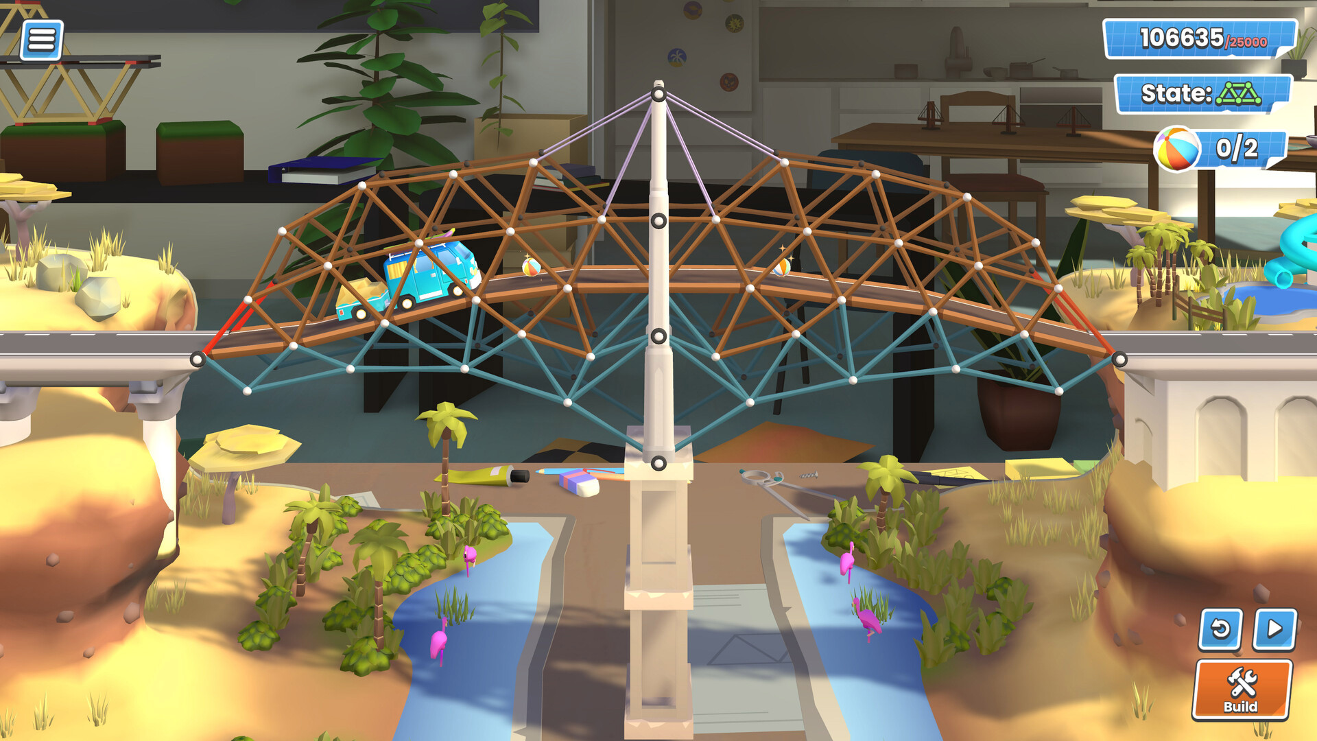 Скриншот: Bridge Constructor Studio
