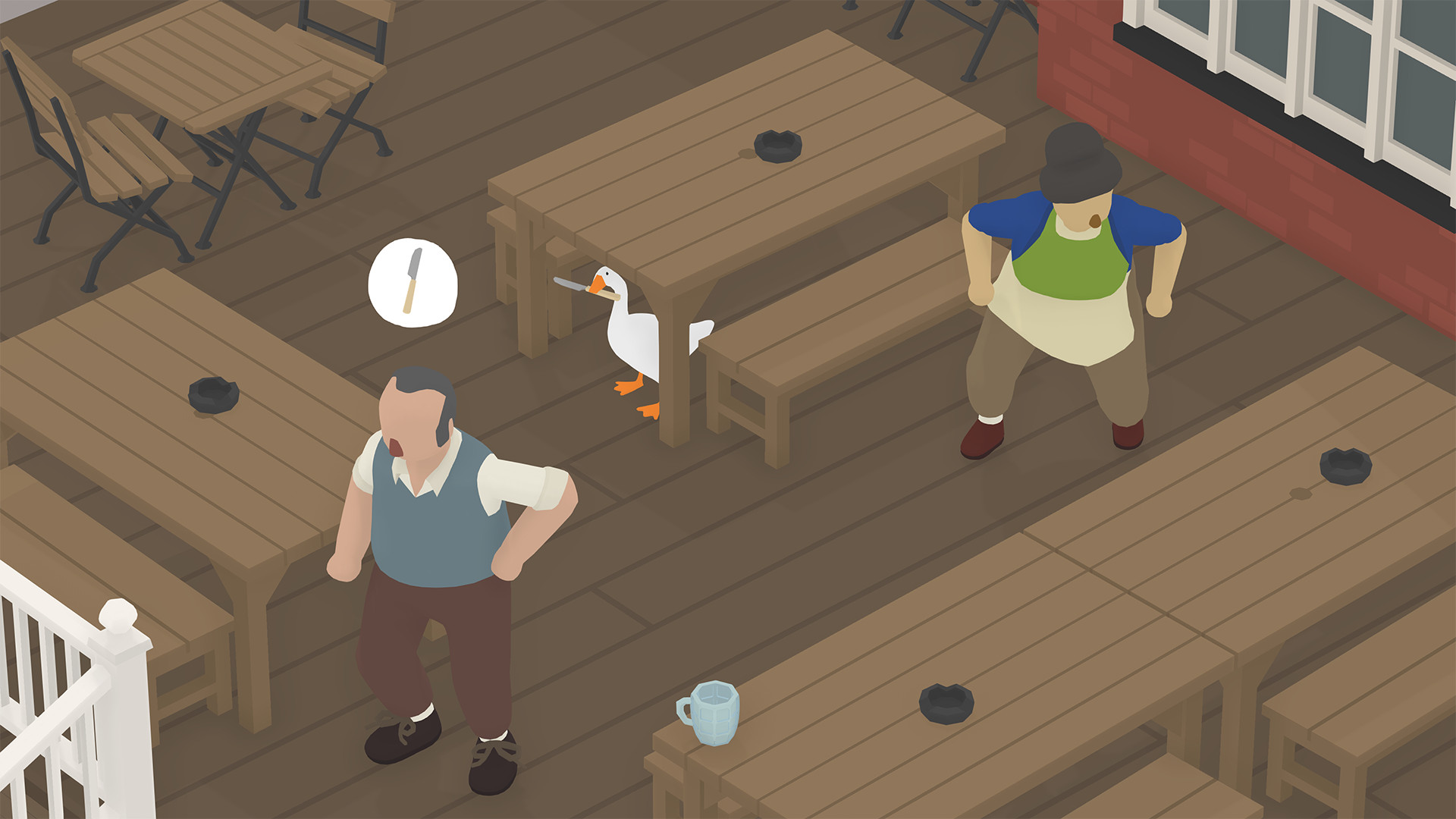 Скриншот: Untitled Goose Game