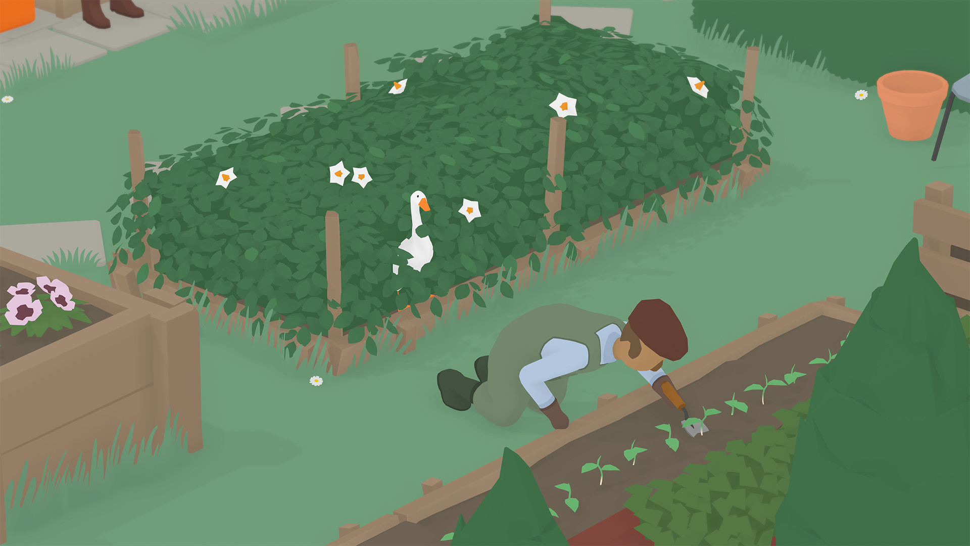 Скриншот: Untitled Goose Game