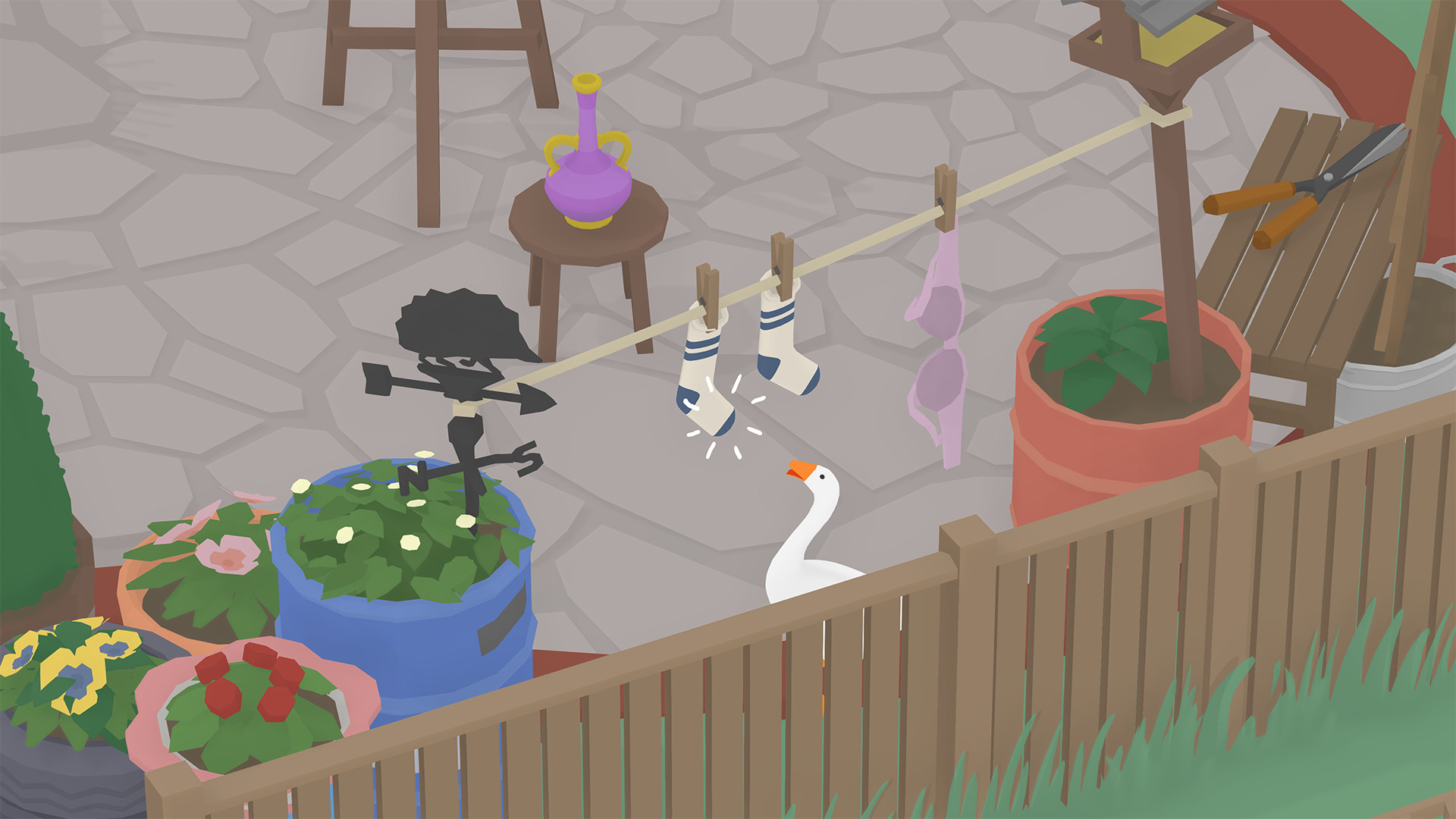 Скриншот: Untitled Goose Game