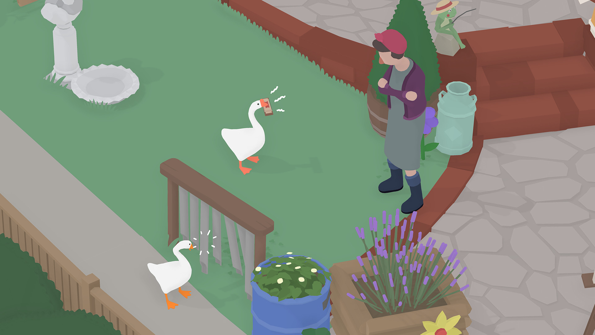 Скриншот: Untitled Goose Game