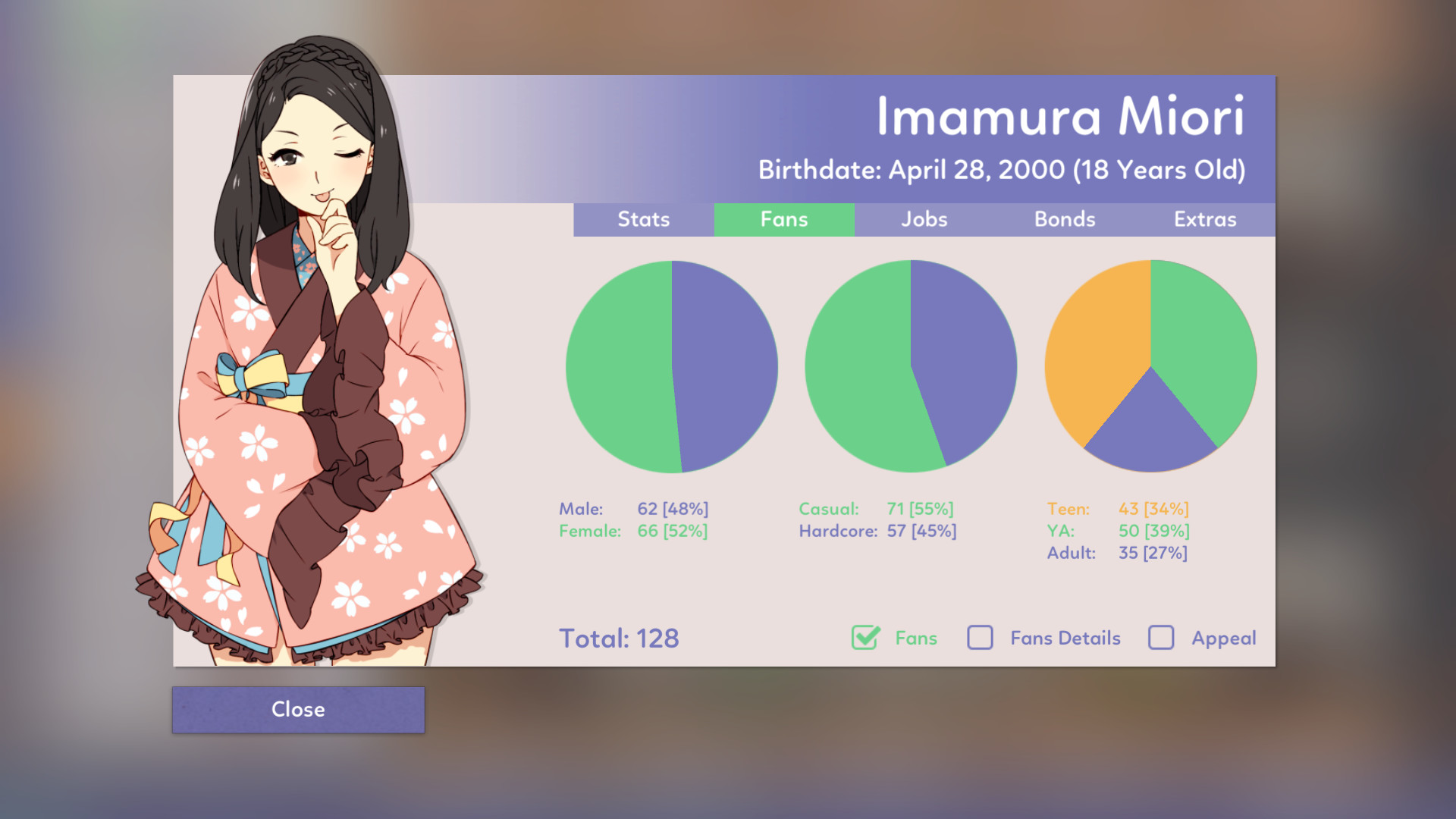 Скриншот: Idol Manager