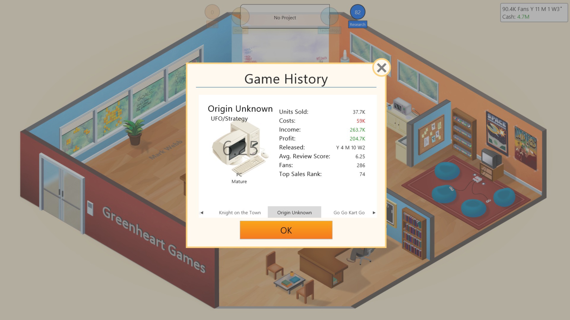 Скриншот: Game Dev Tycoon
