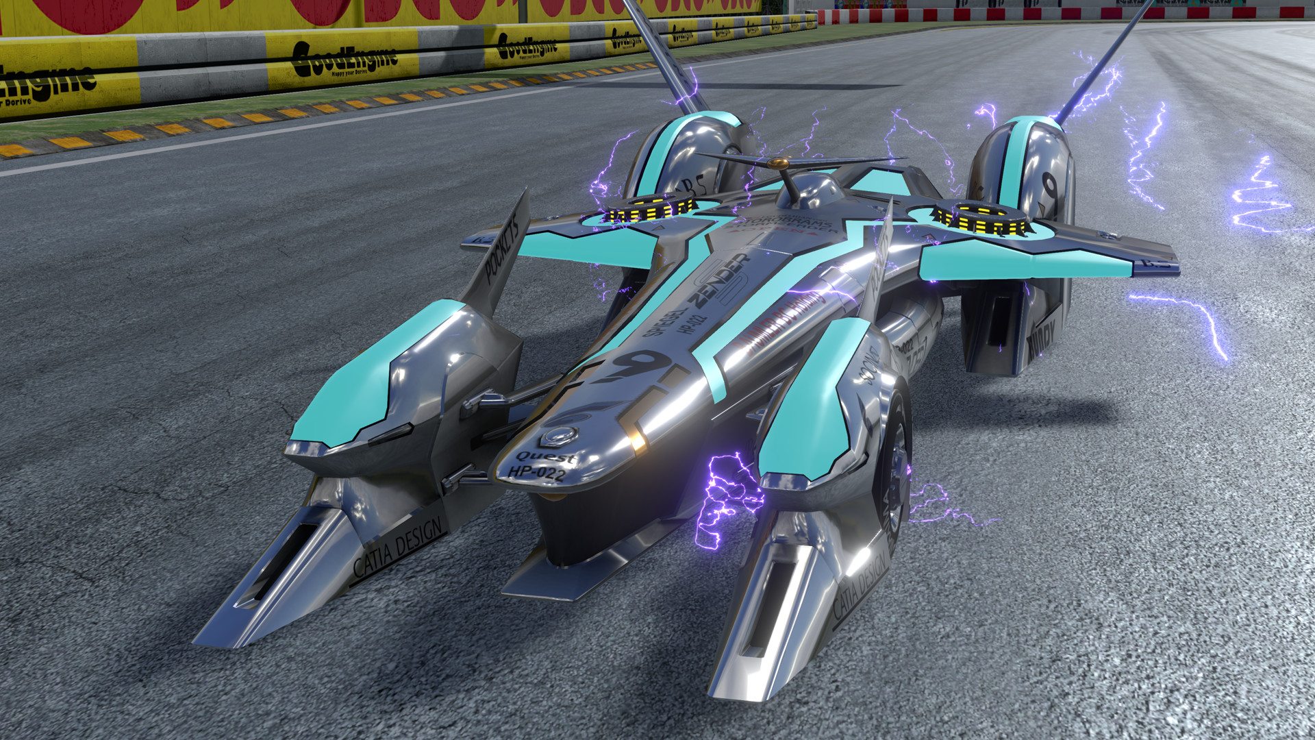 Скриншот: FUTURE GPX CYBER FORMULA SIN VIER