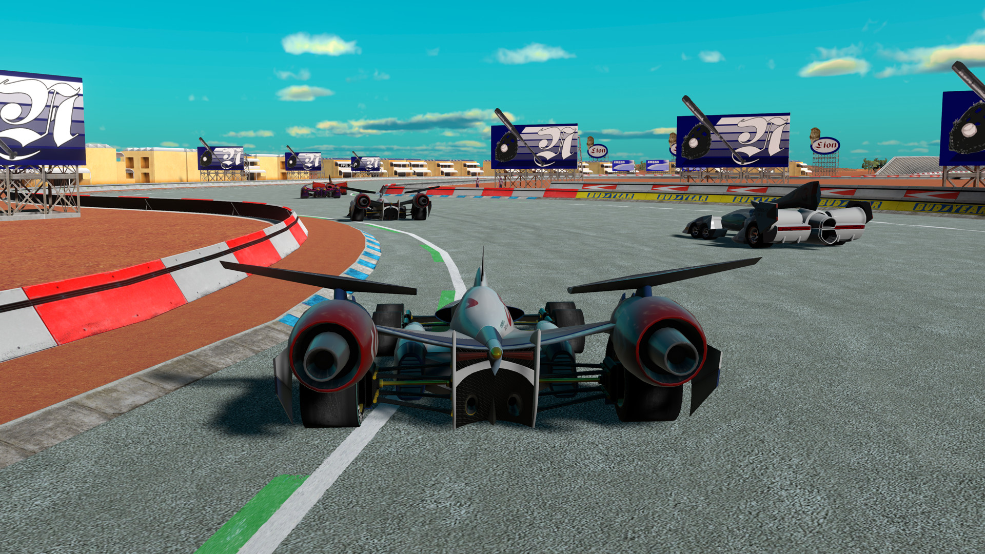Скриншот: FUTURE GPX CYBER FORMULA SIN VIER