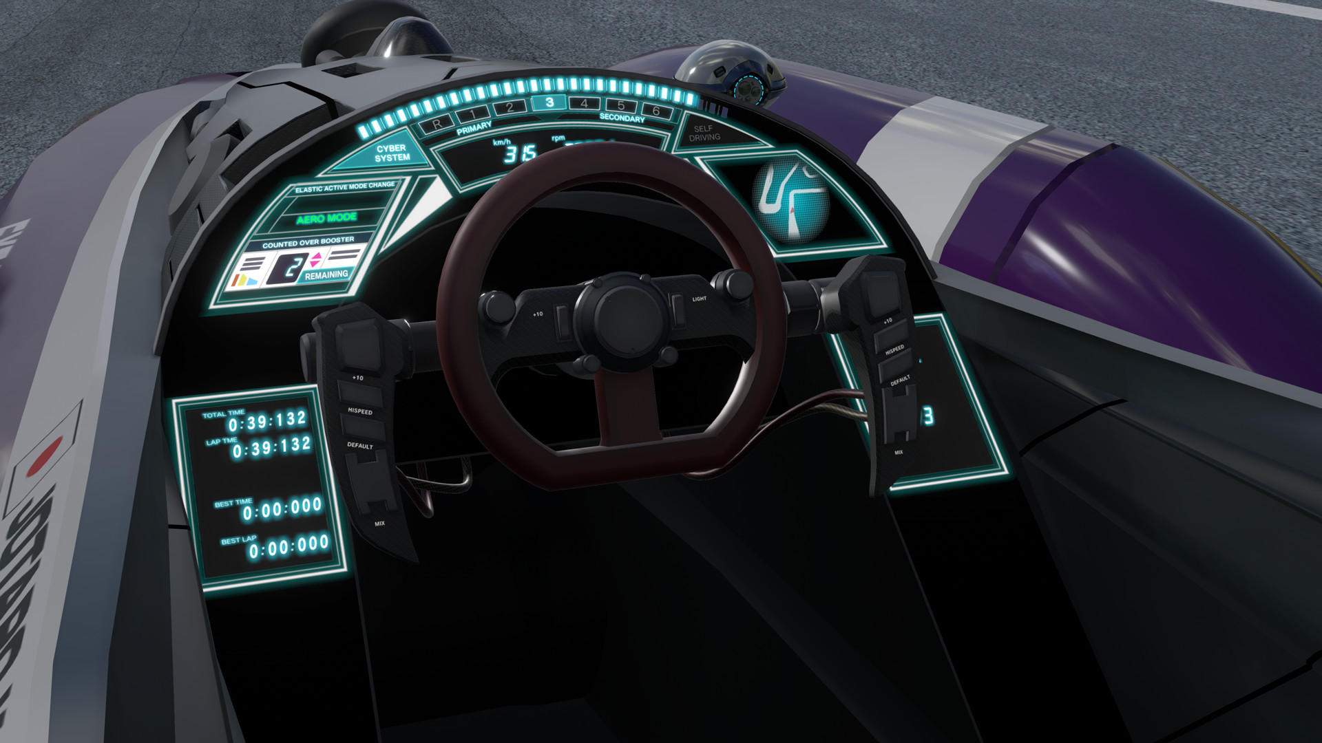 Скриншот: FUTURE GPX CYBER FORMULA SIN VIER