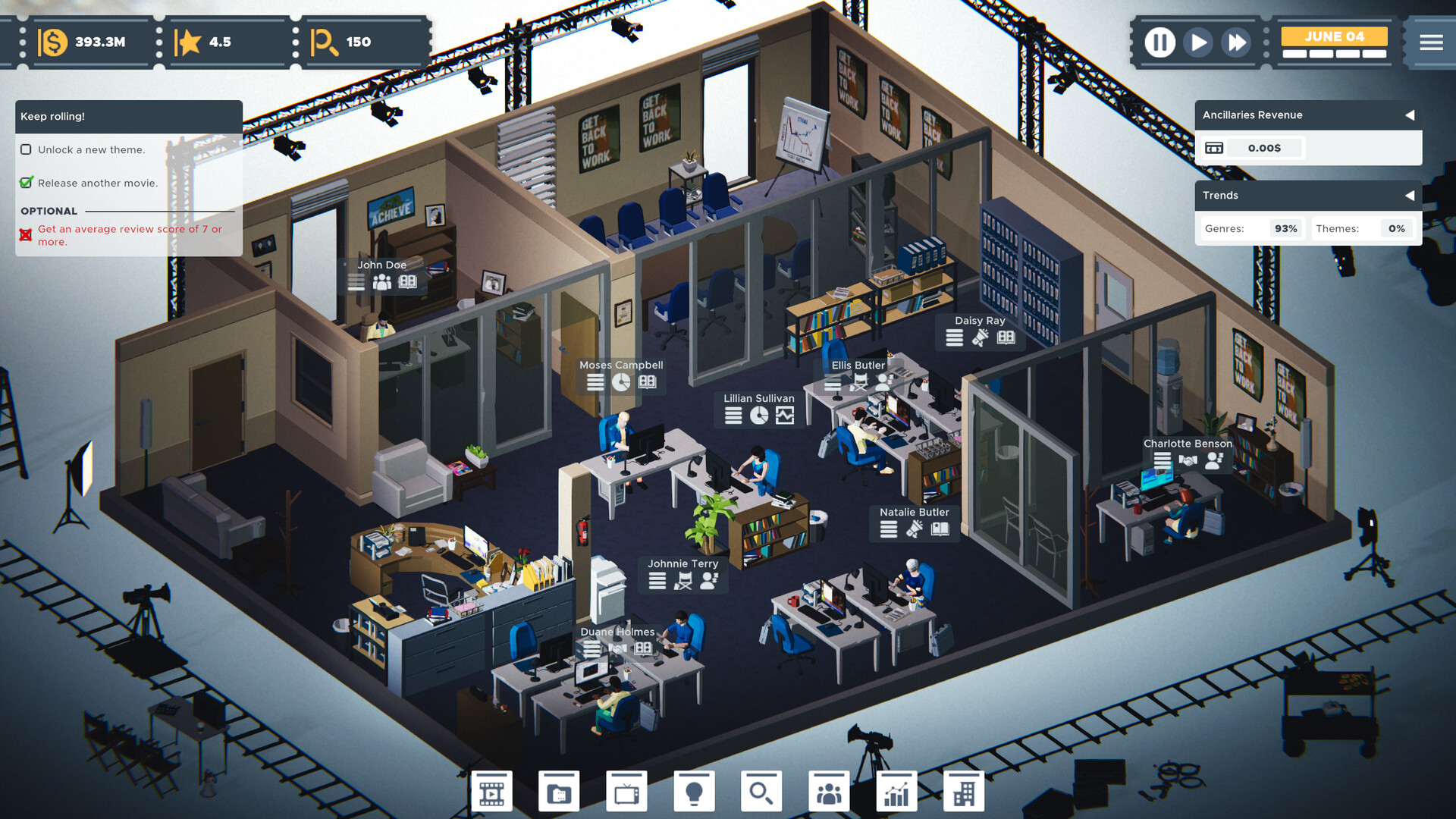 Скриншот: The Executive - Movie Industry Tycoon