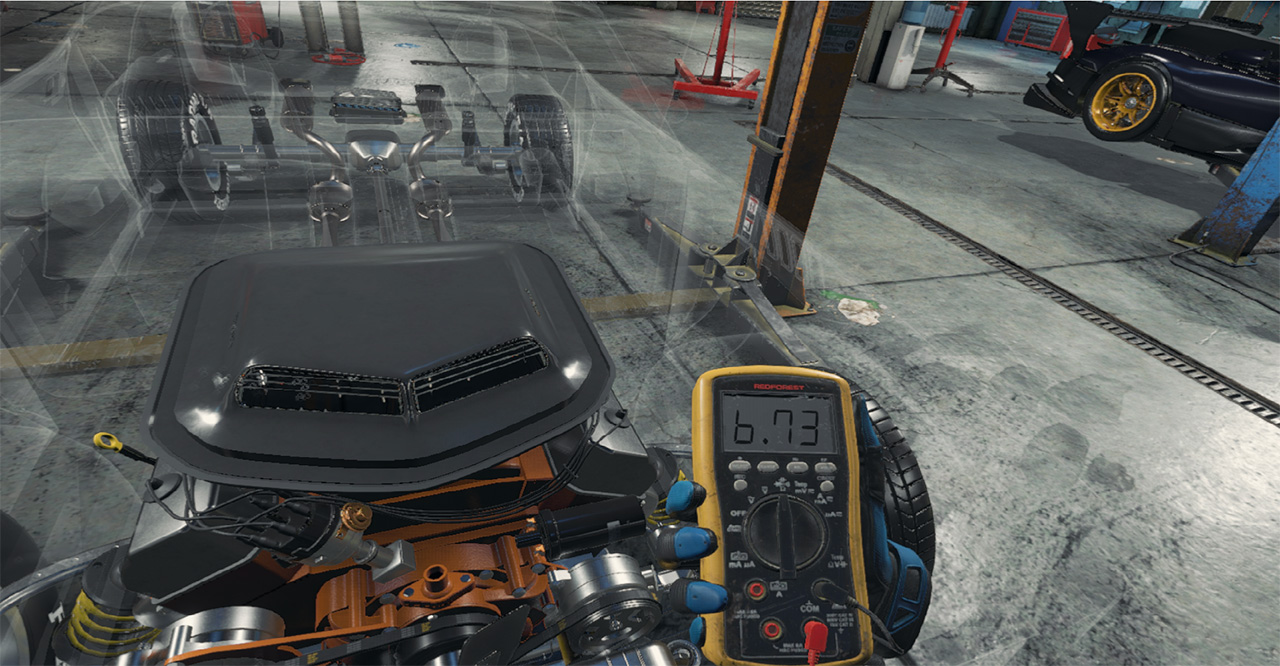 Скриншот: Car Mechanic Simulator VR