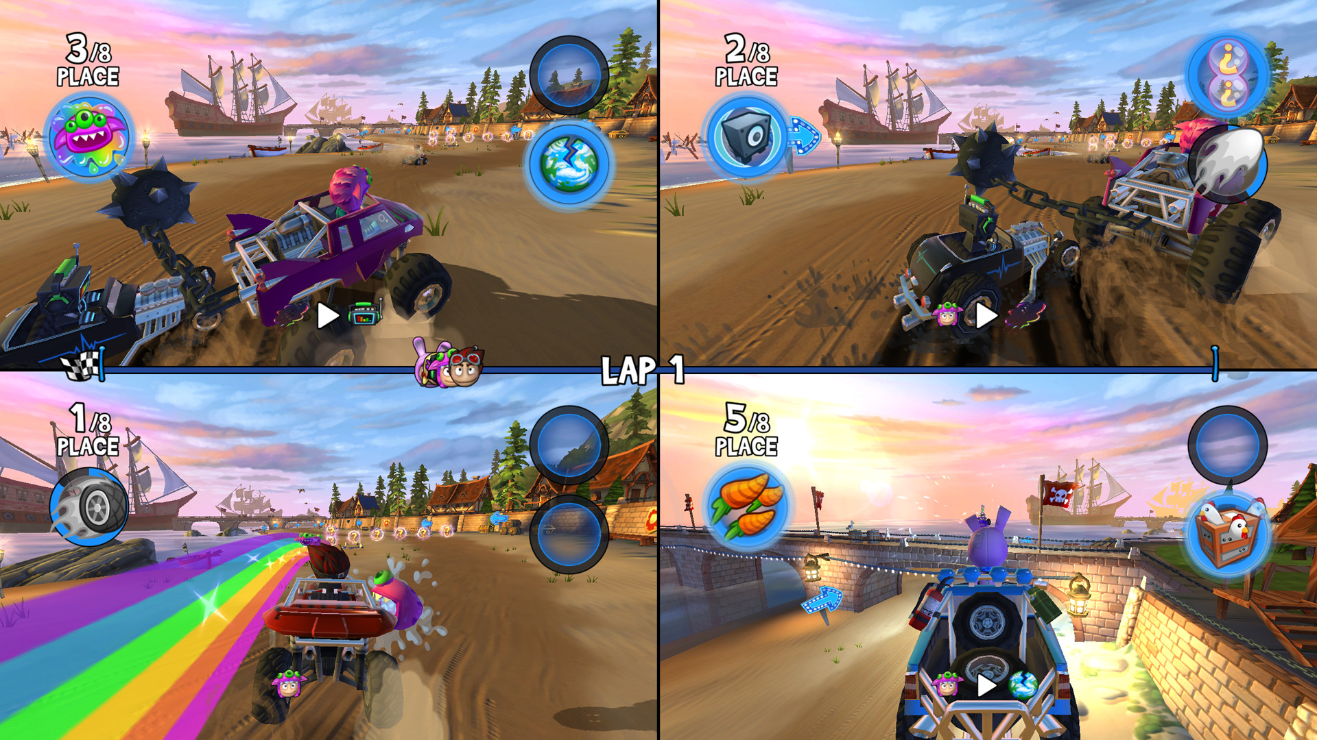 Скриншот: Beach Buggy Racing 2: Island Adventure