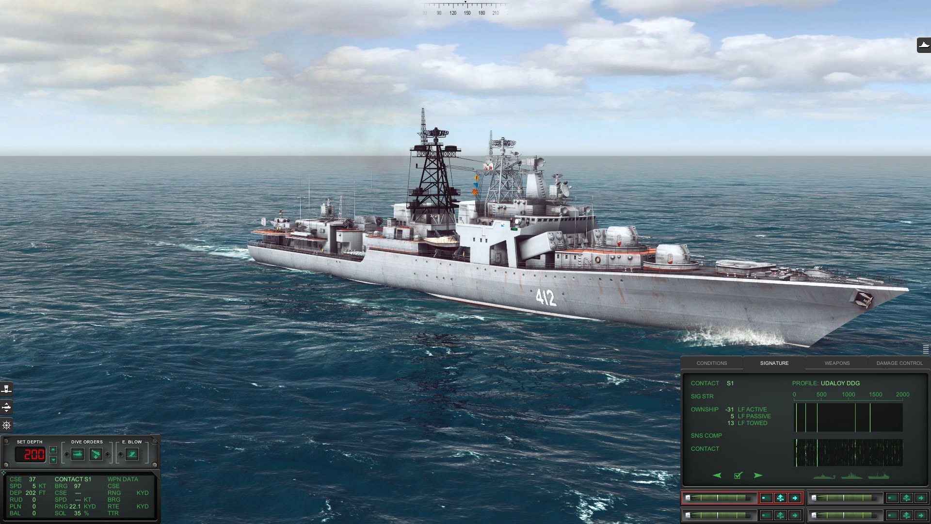 Скриншот: Cold Waters