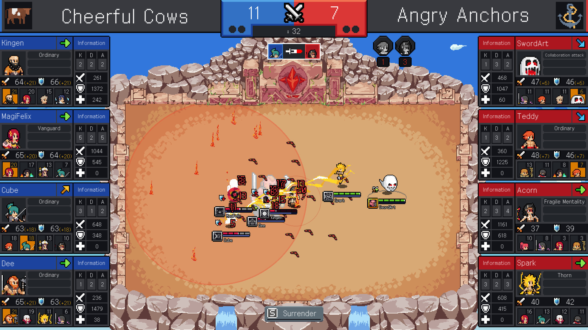 Скриншот: Teamfight Manager
