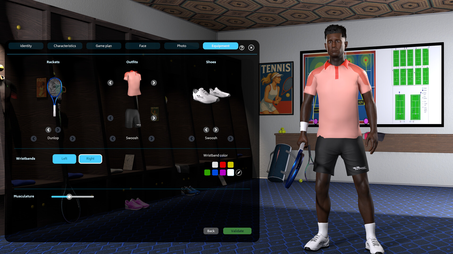 Скриншот: Tennis Manager 25