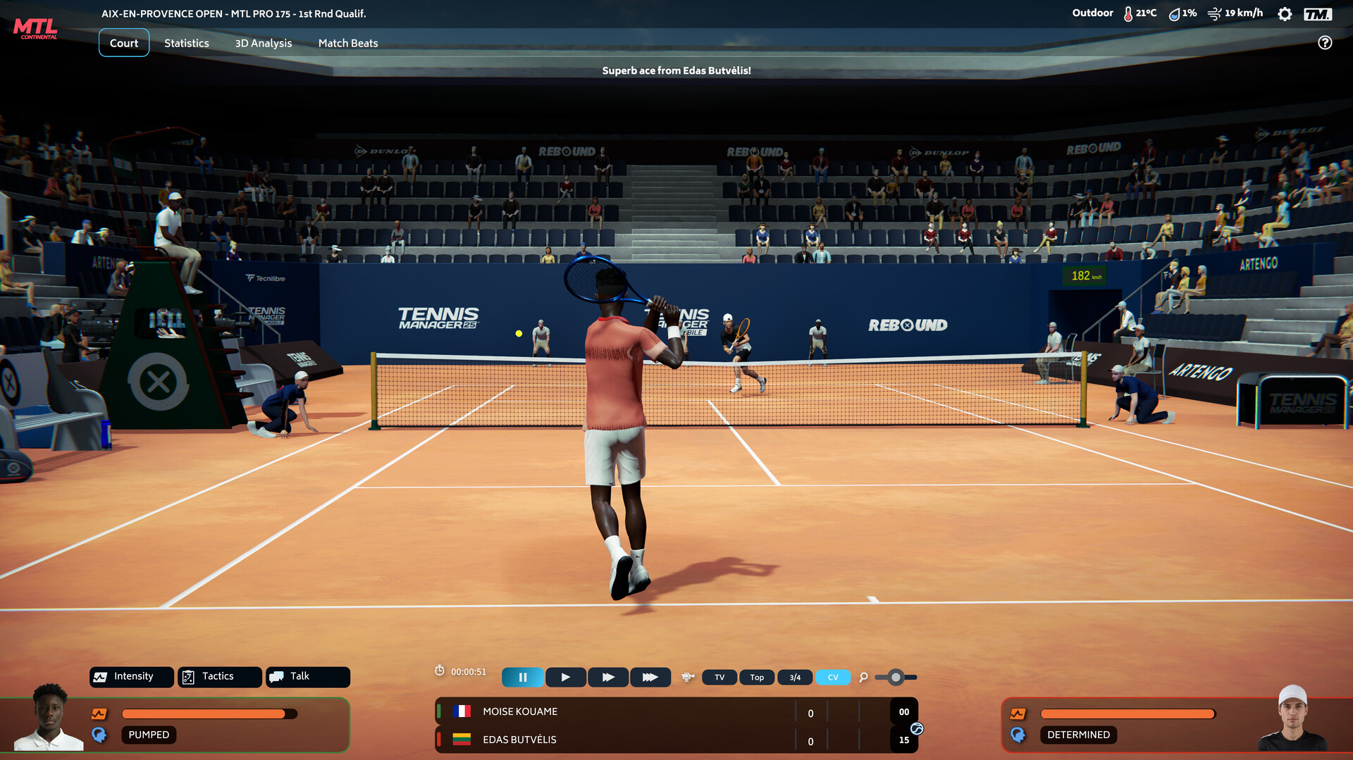 Скриншот: Tennis Manager 25