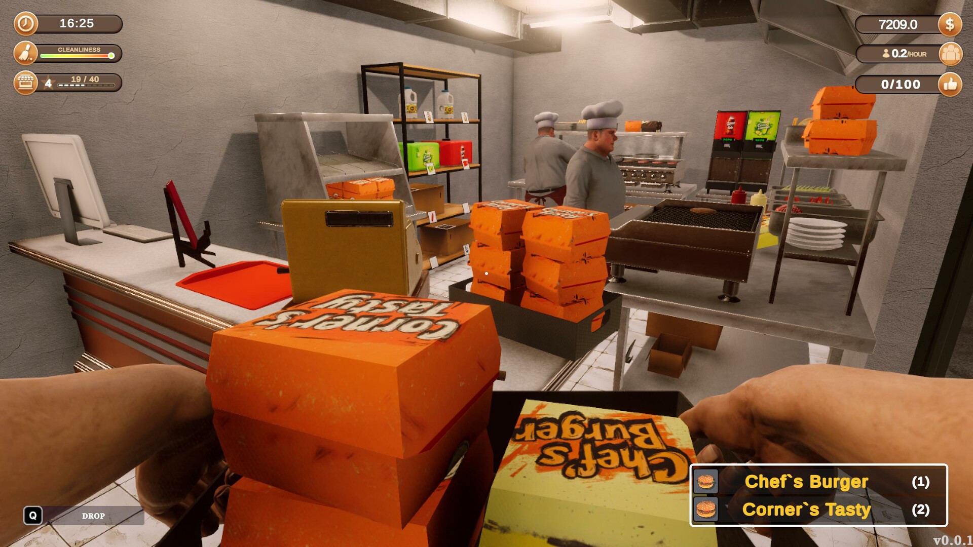 Скриншот: Corner Kitchen Fast Food Simulator
