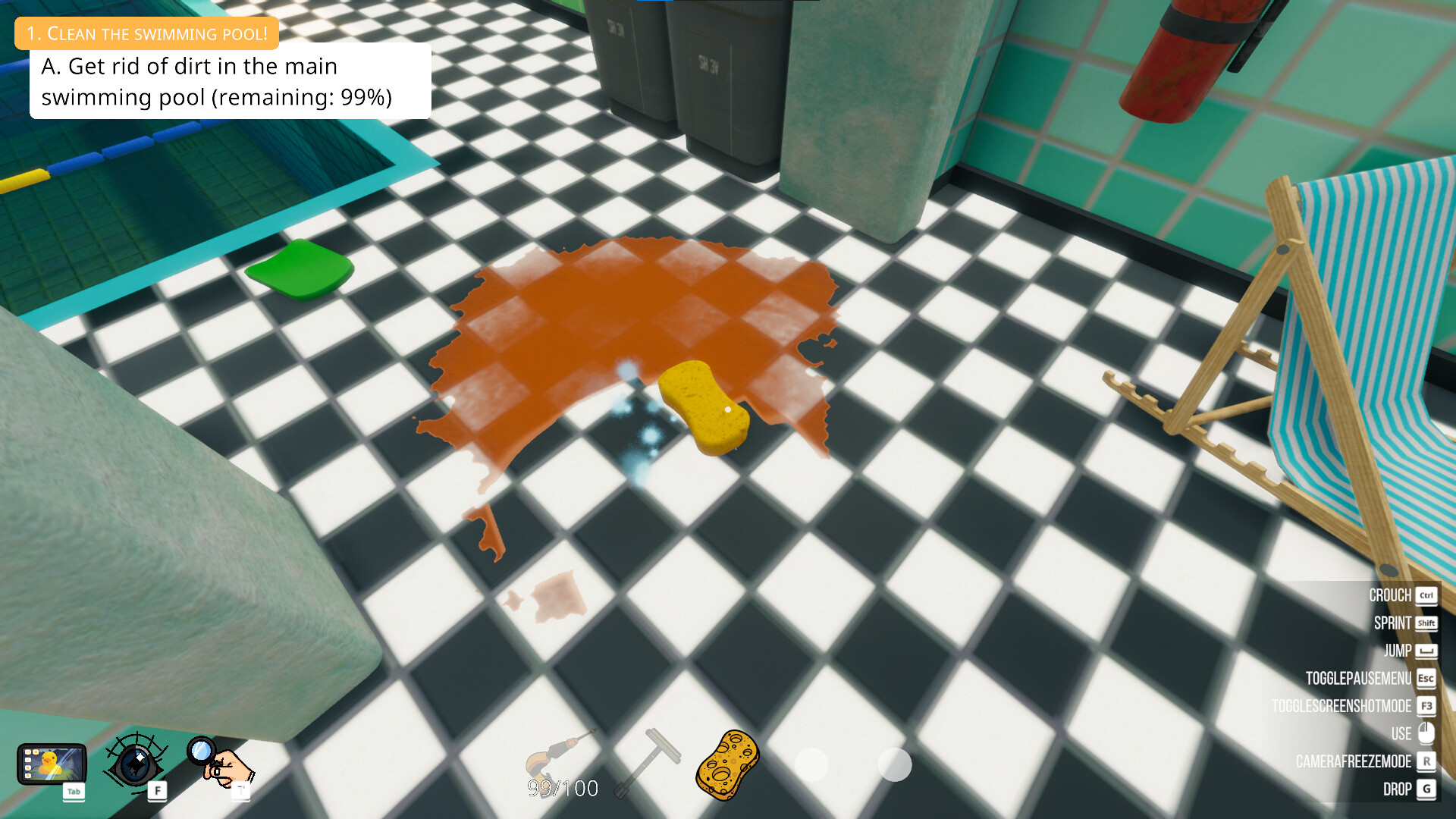 Скриншот: Pool Cleaning Simulator