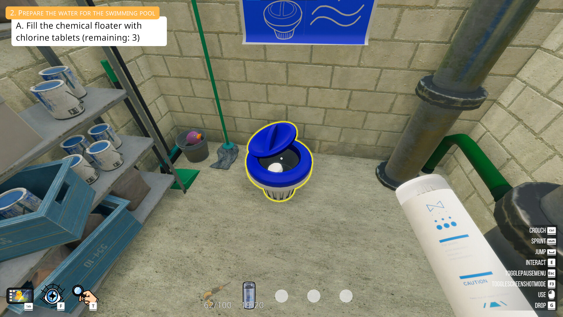 Скриншот: Pool Cleaning Simulator