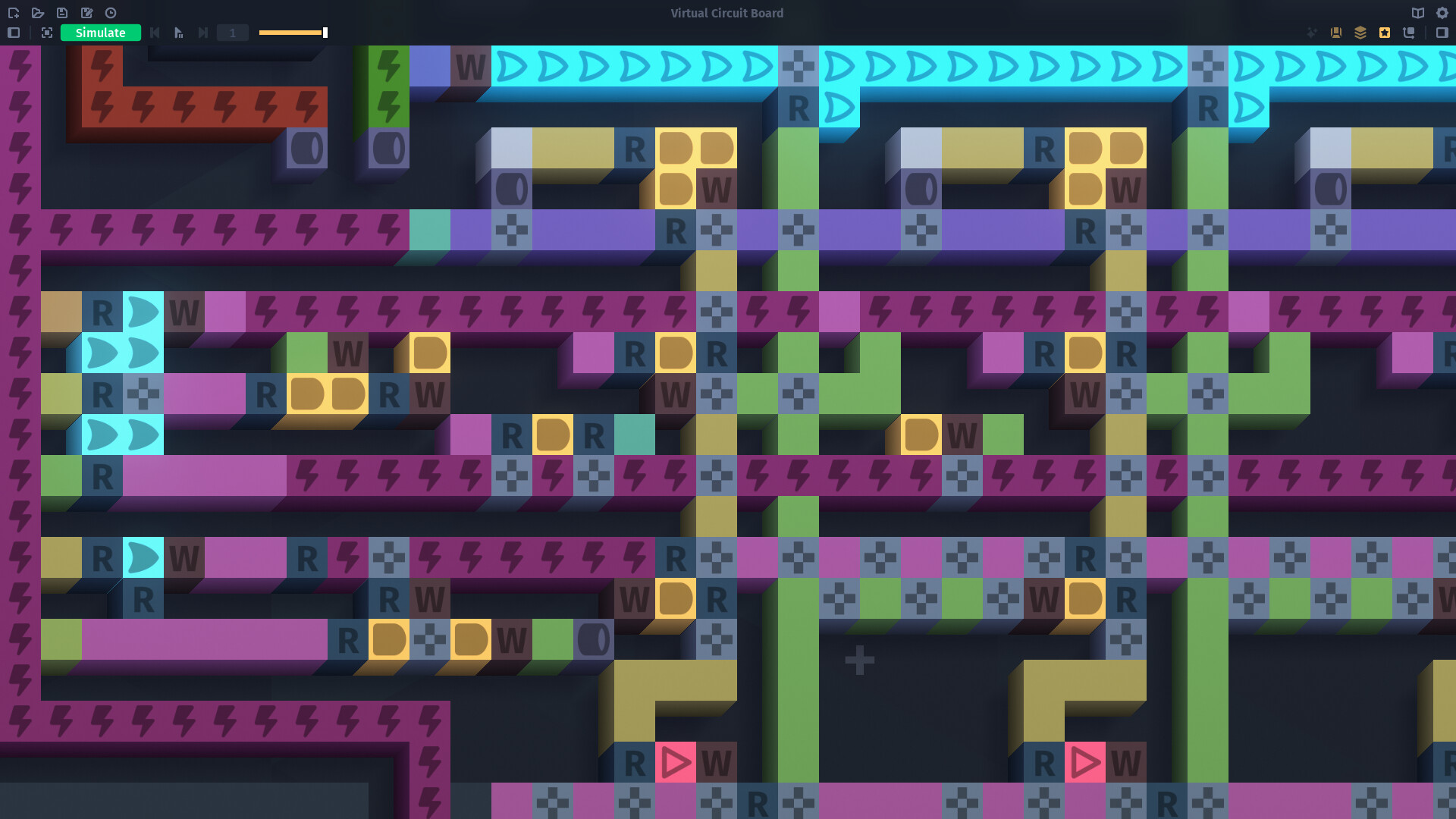 Скриншот: Virtual Circuit Board