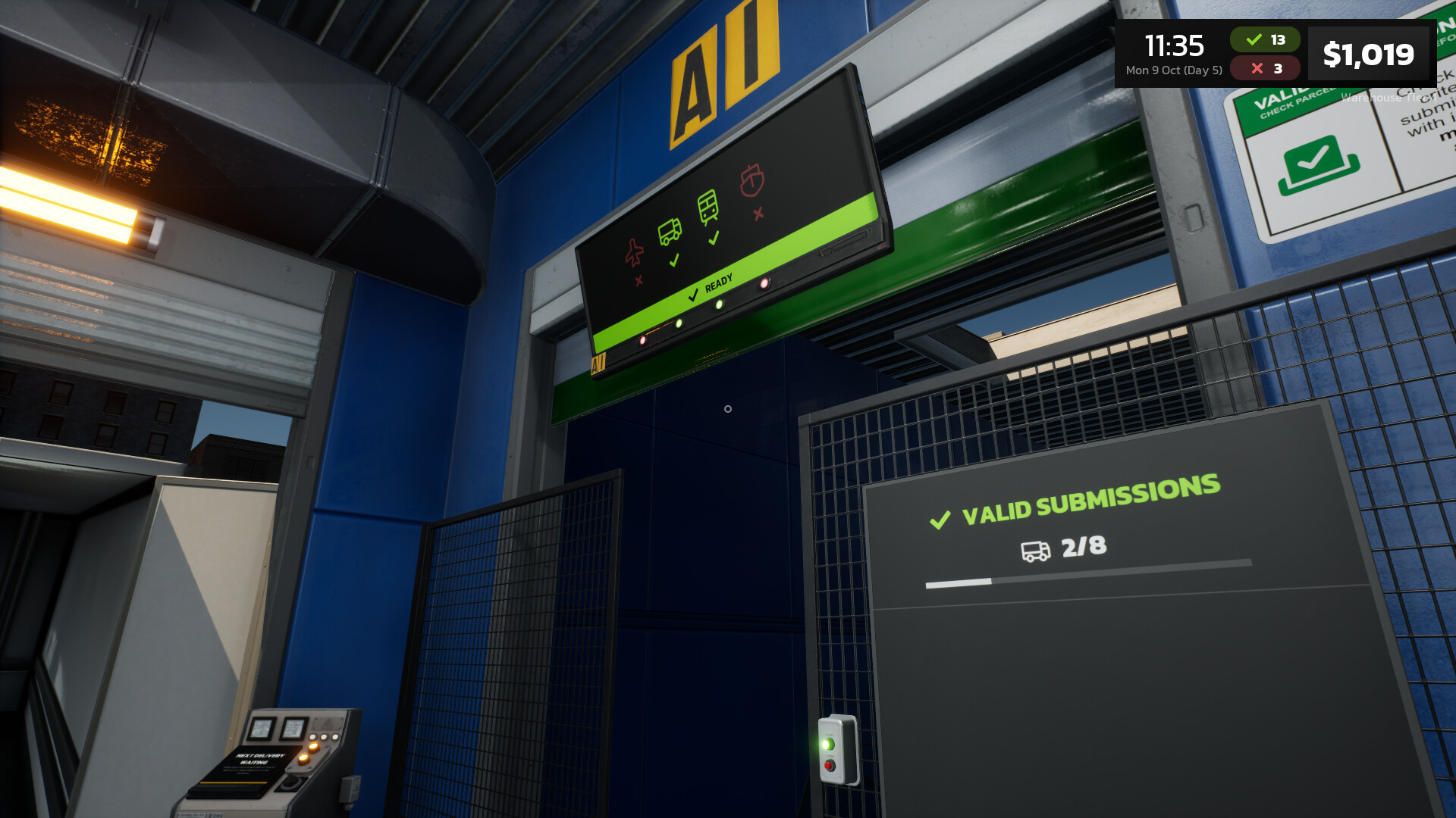 Скриншот: Parcel Simulator