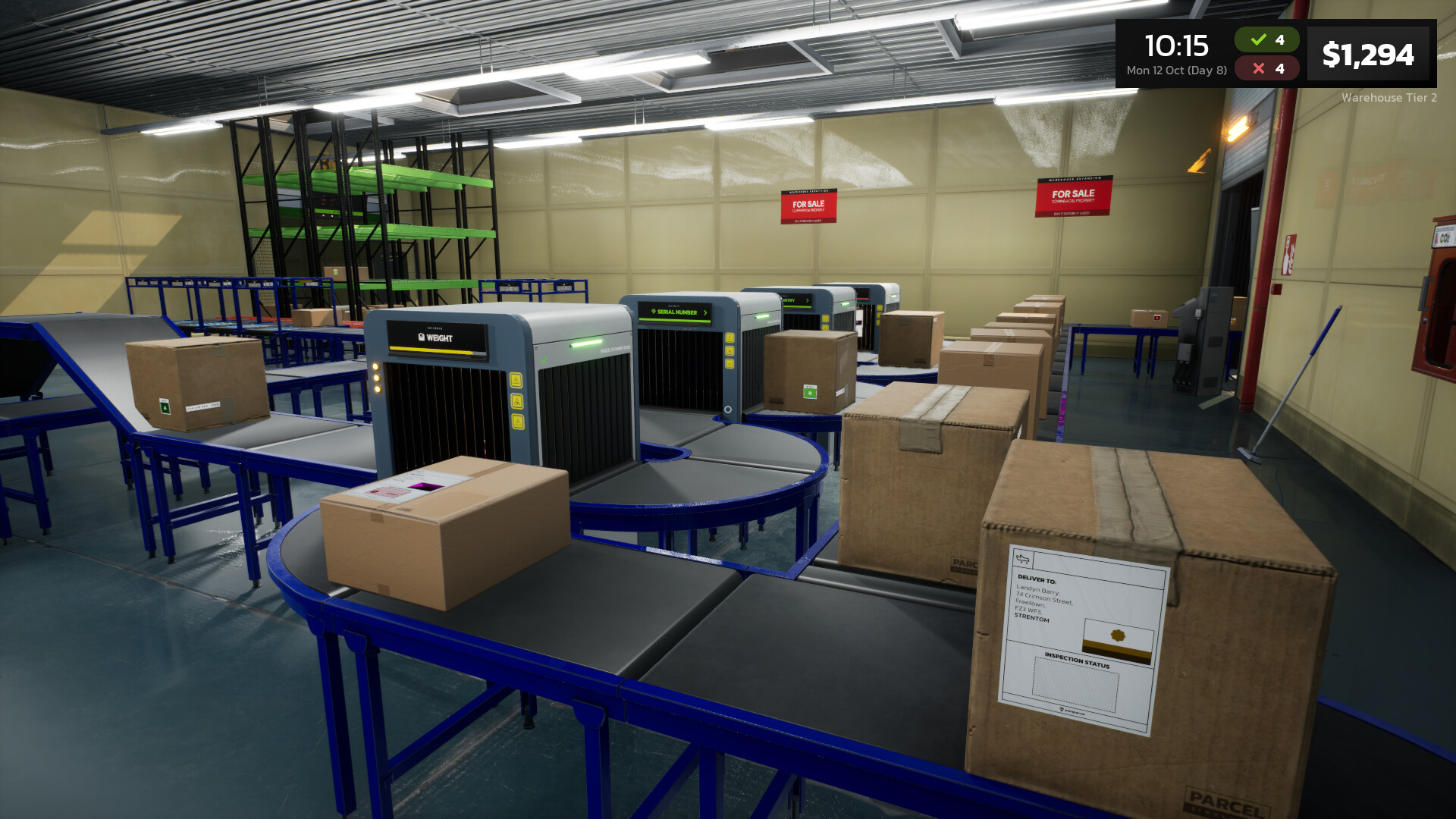Скриншот: Parcel Simulator
