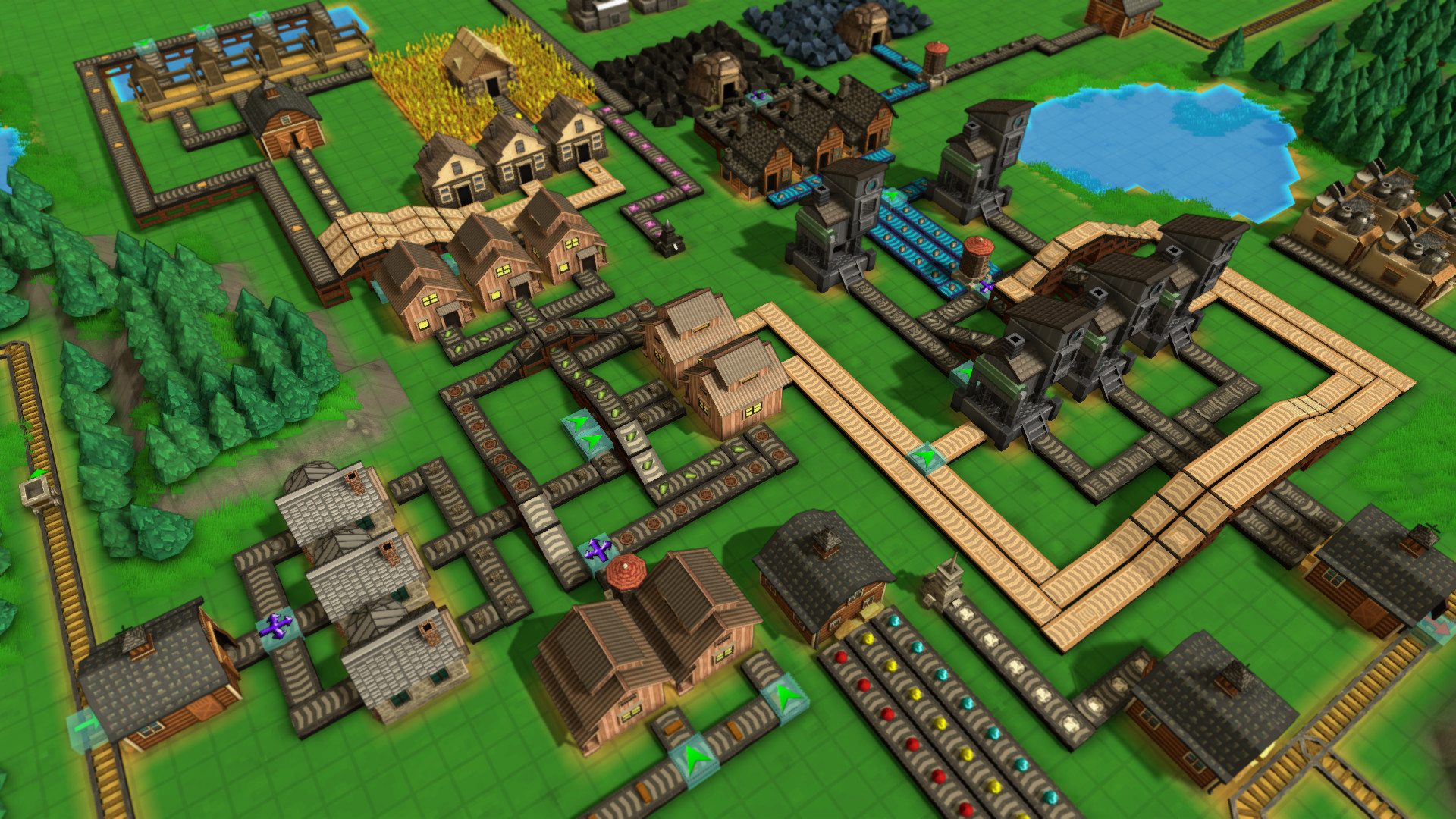 Скриншот: Factory Town