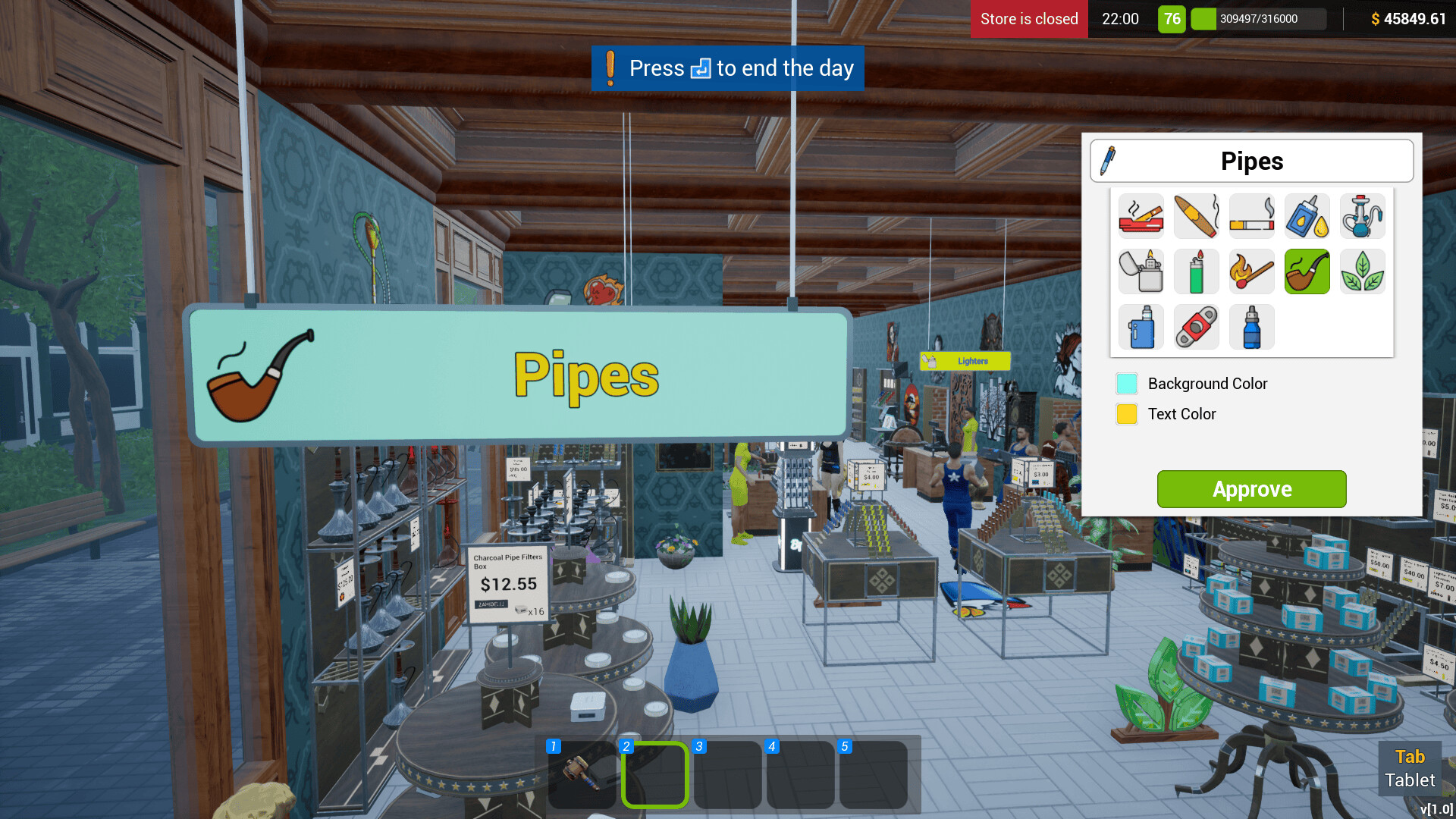 Скриншот: Tobacco Shop Simulator