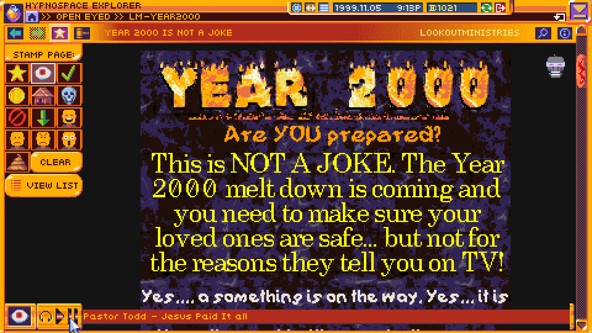 Скриншот: Hypnospace Outlaw