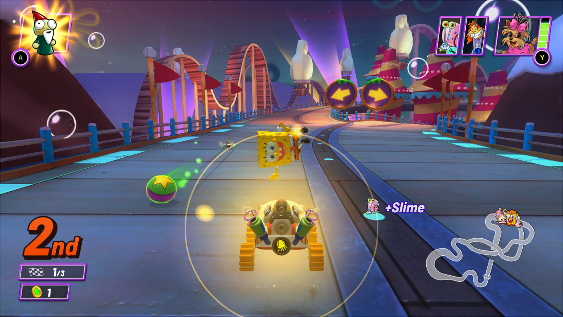Скриншот: Nickelodeon Kart Racers 2: Grand Prix