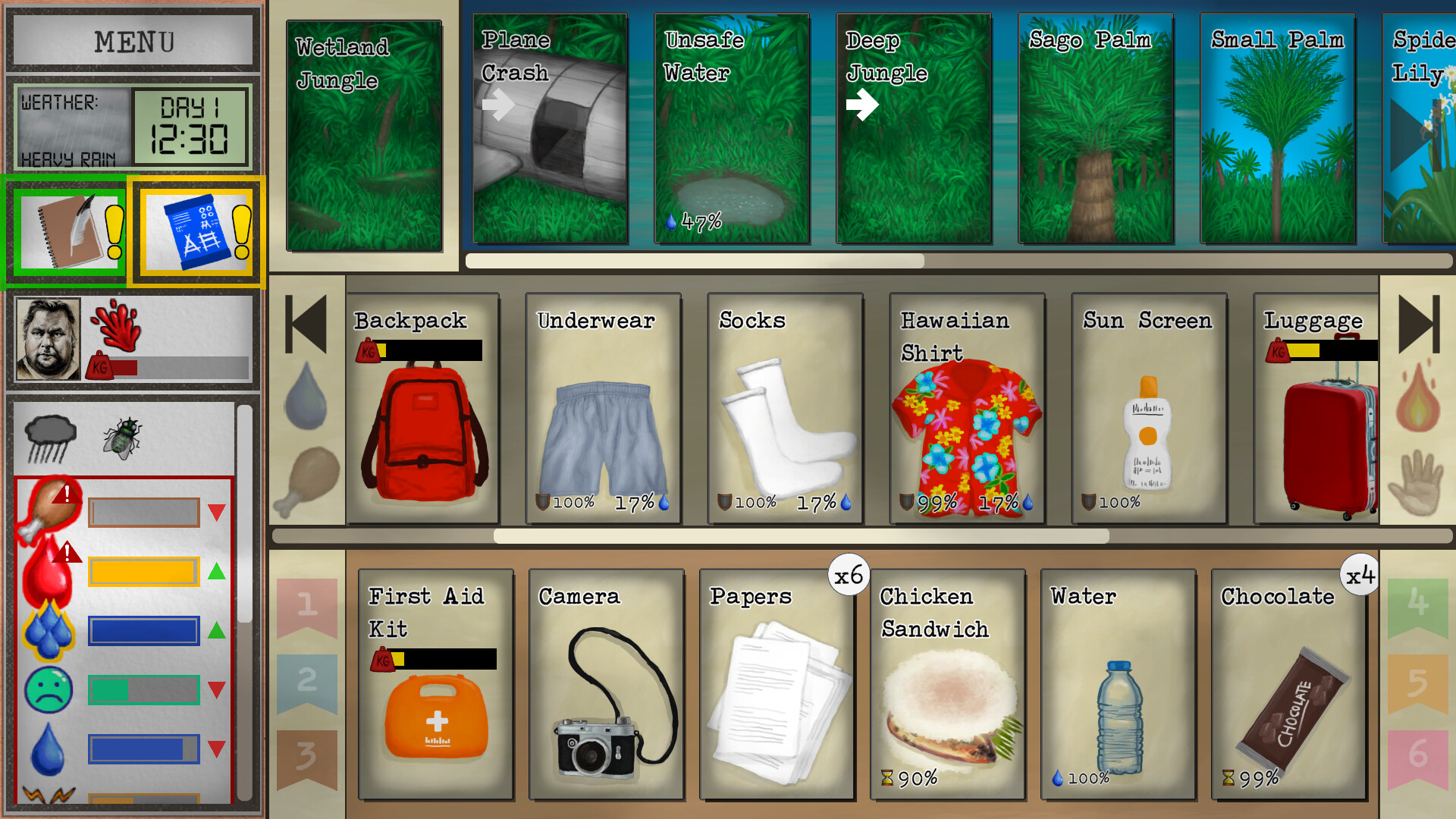 Скриншот: Card Survival: Tropical Island