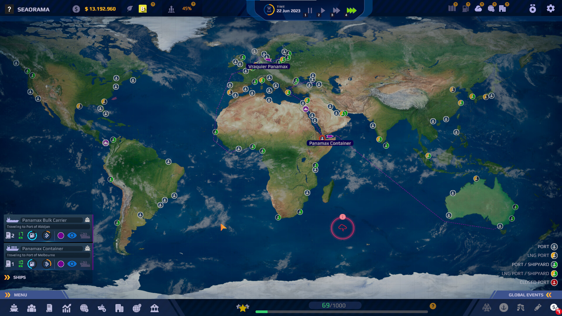 Скриншот: SeaOrama: World of Shipping
